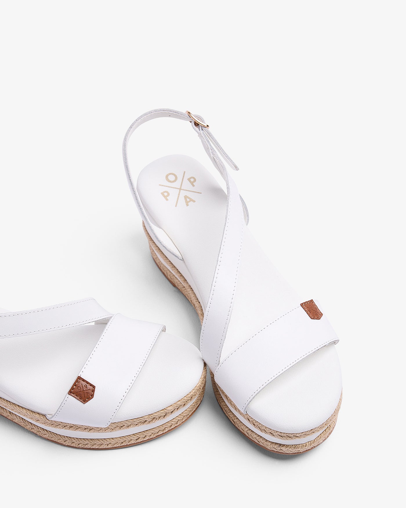 Cuña Ipanema Piel Blanco 35