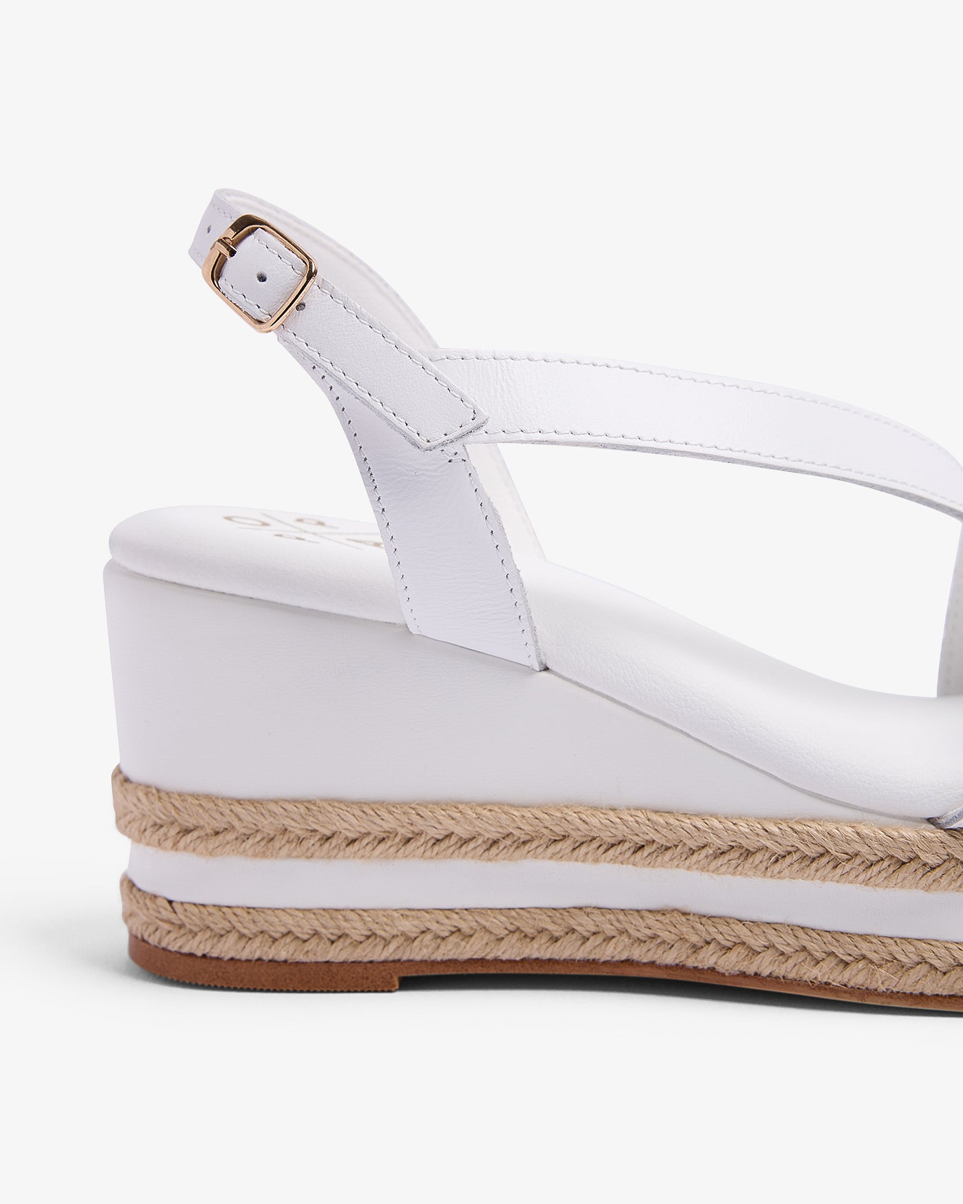 Cuña Ipanema Piel Blanco 35