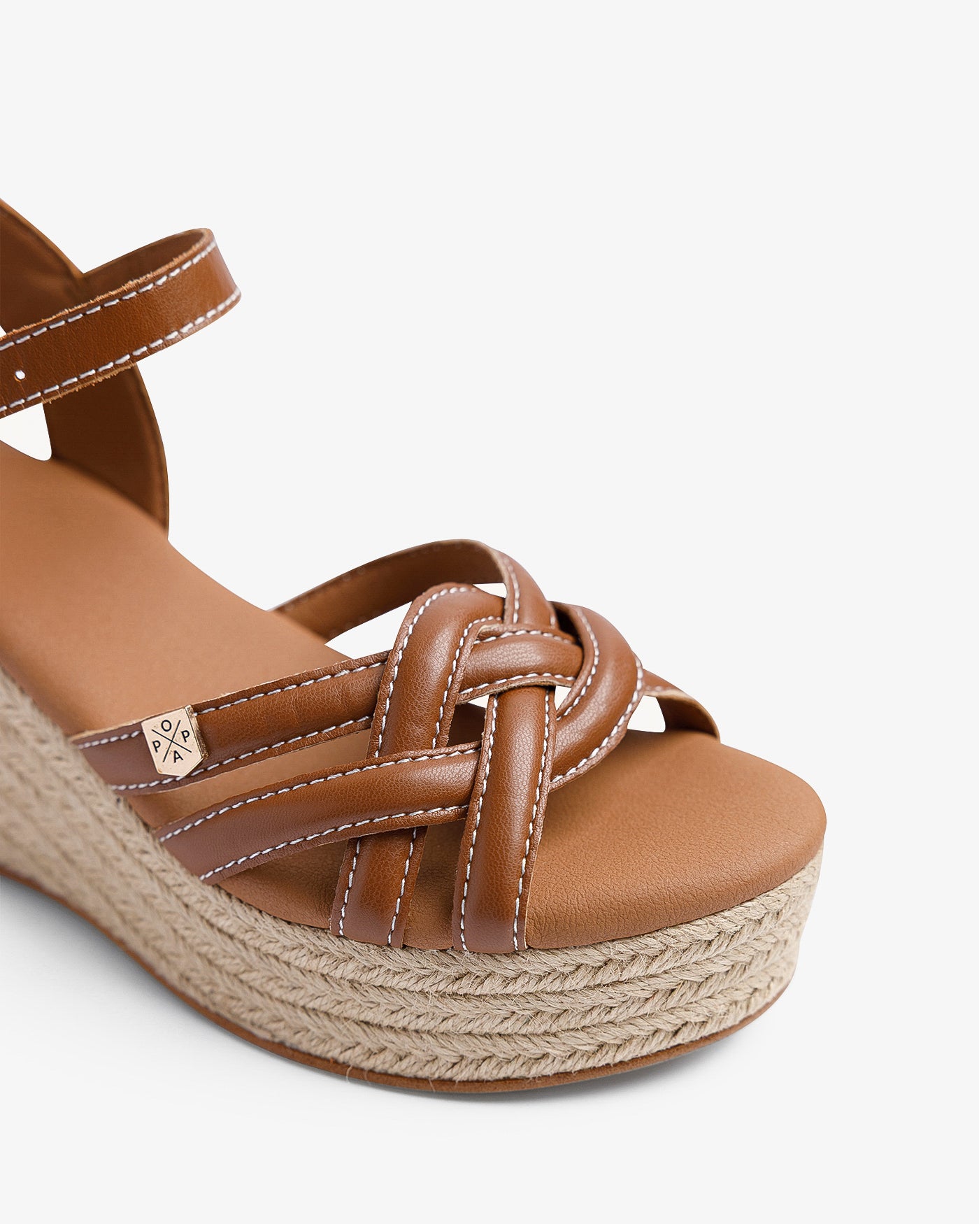 Cuña Marinha Tiras Cuero 35