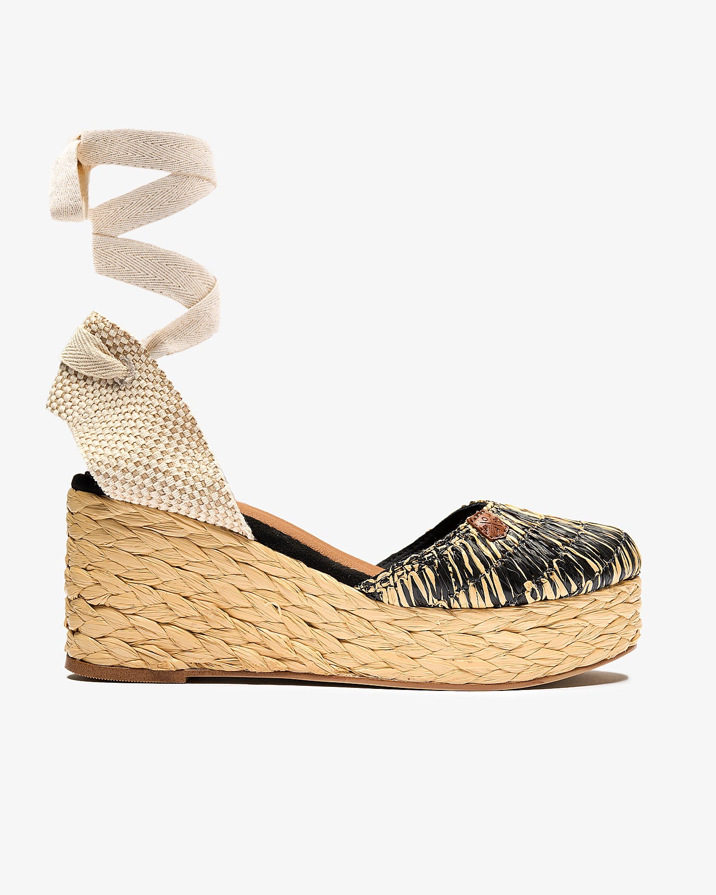 Cuña Zushi Rafia Negra