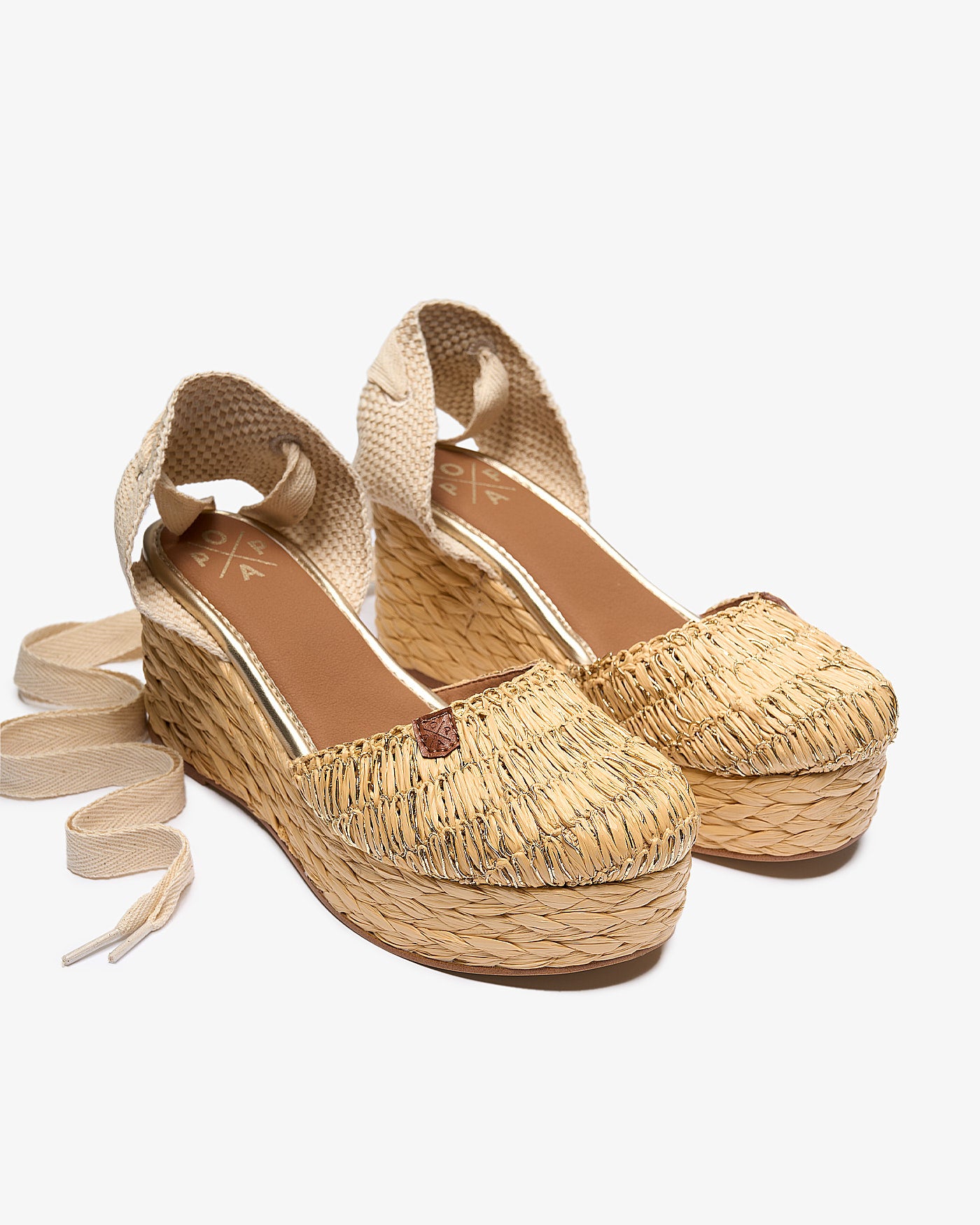 Cuña Zushi Rafia Oro