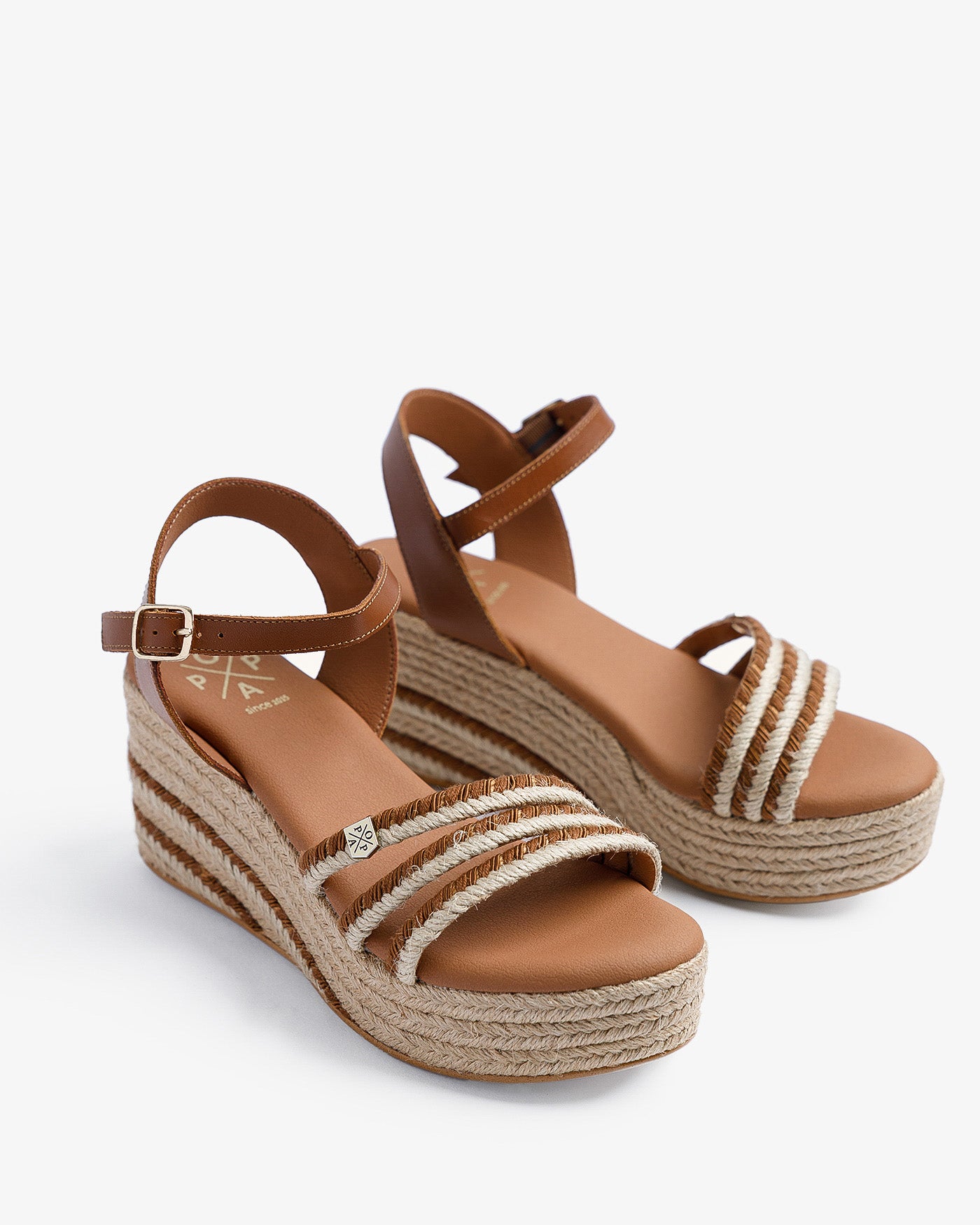 Cuña Albany Yute Cuero 35