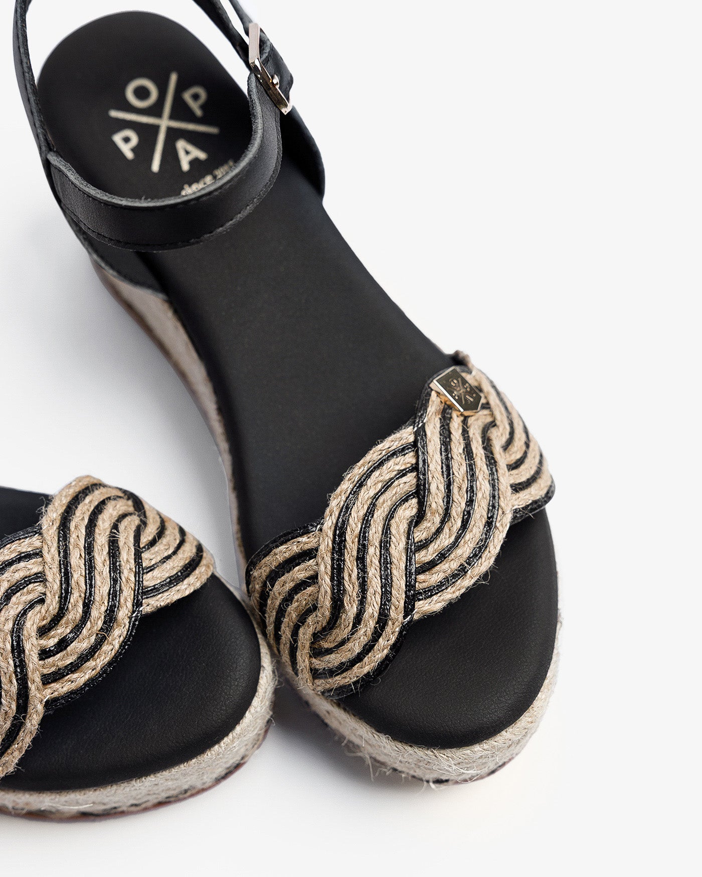 Cuña Garua Yute Negro 35