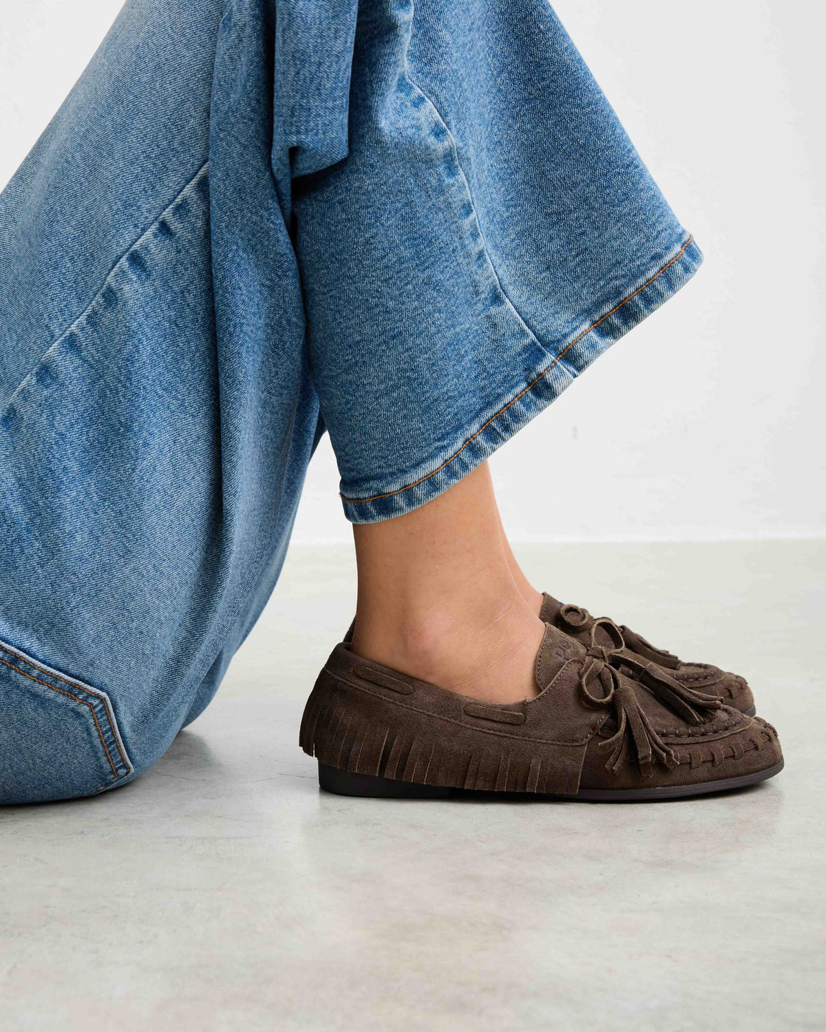Mocasín Marrón de Mujer Charles