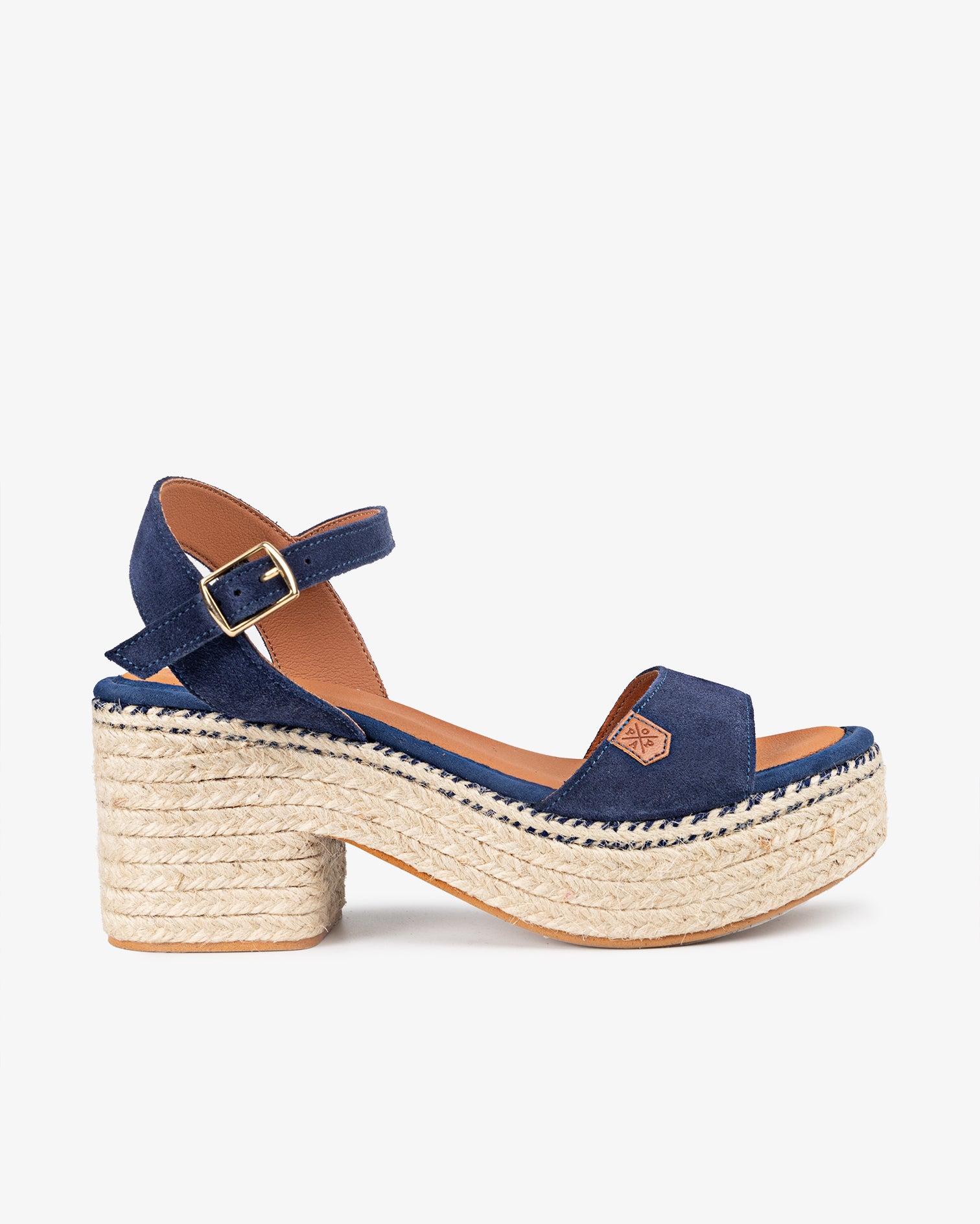 Cuña Tacón Arale Serraje Marino 35