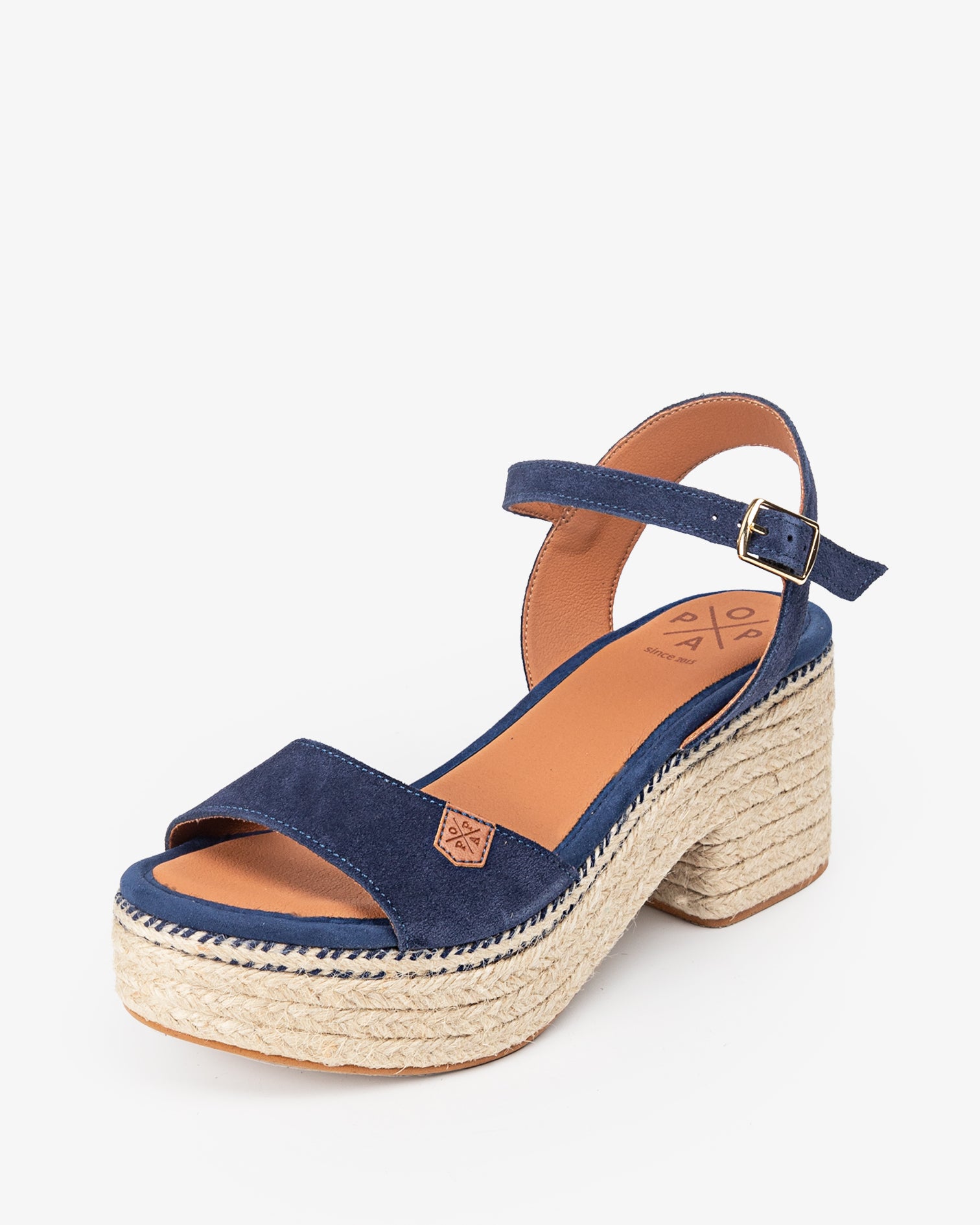 Cuña Tacón Arale Serraje Marino 35