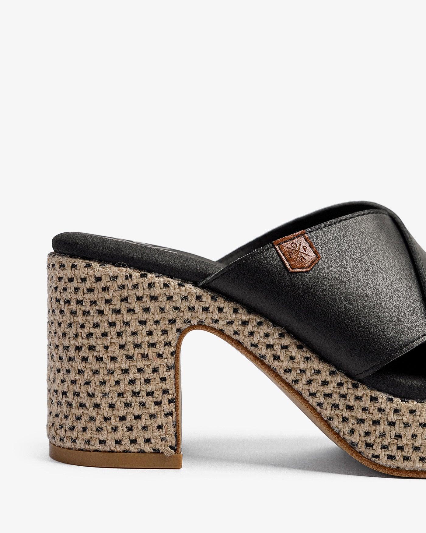 Sandale Melibea Cuir Noir 35