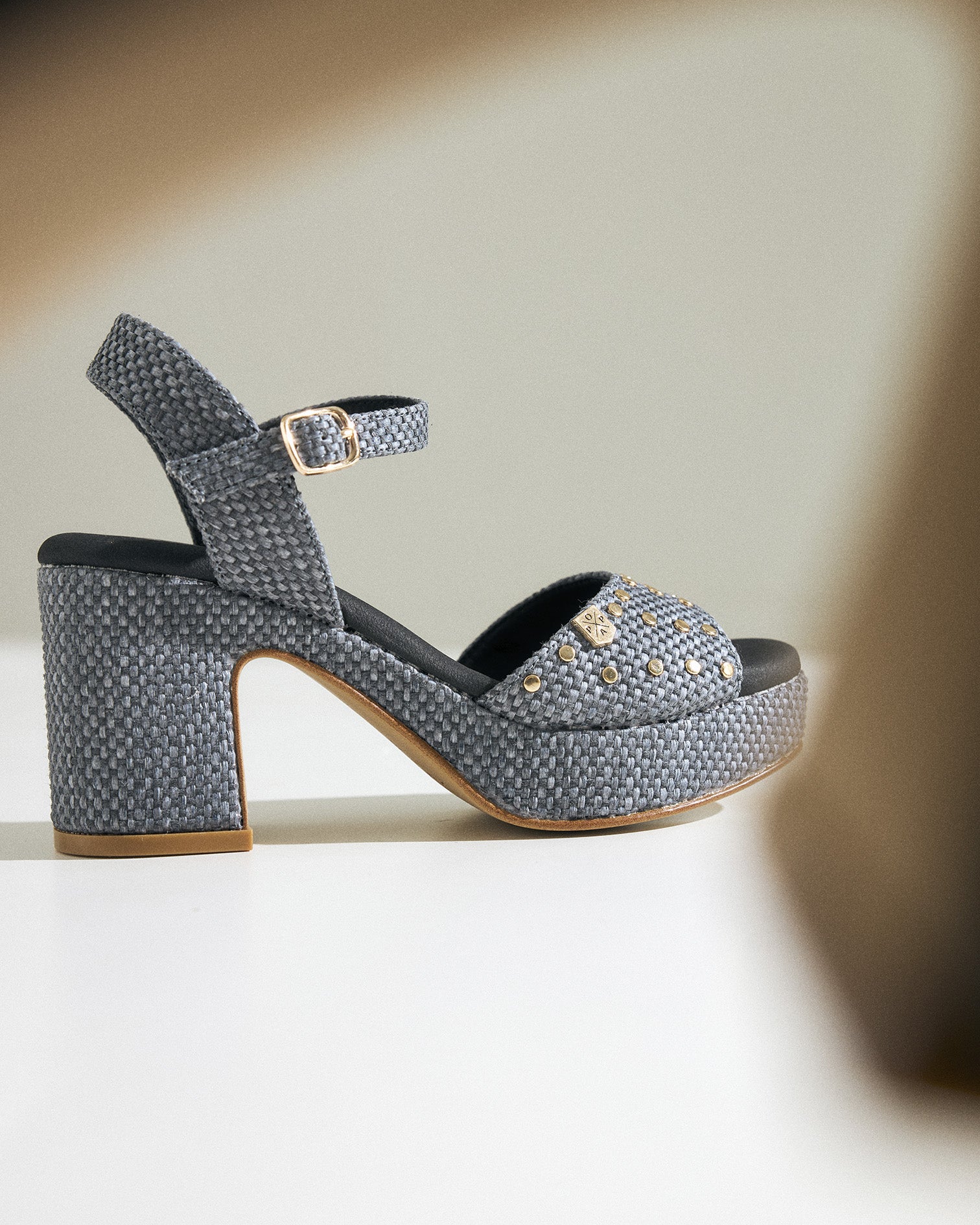 Sandalia Daira Rafia Negro