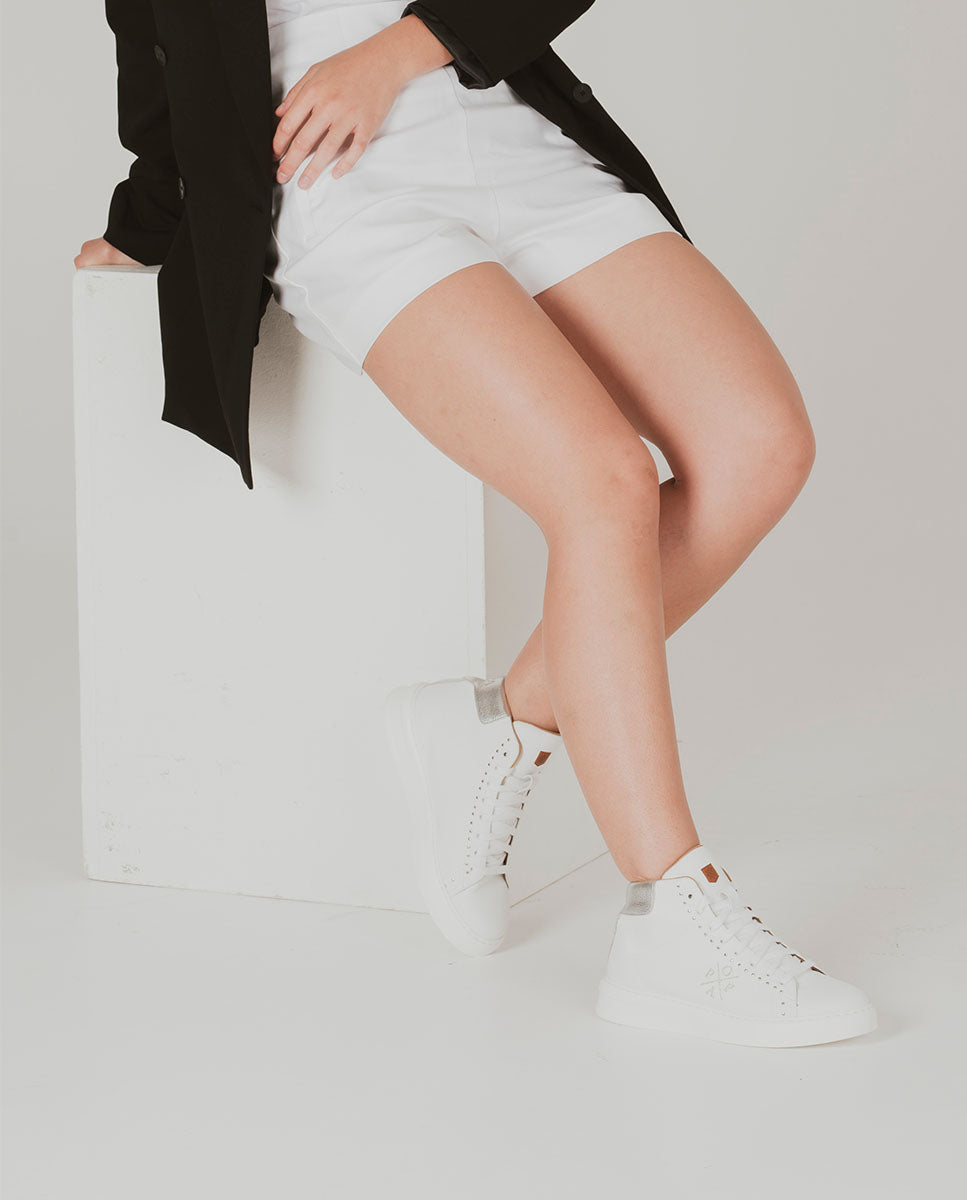 Zapatilla Nela Adornos Blanco
