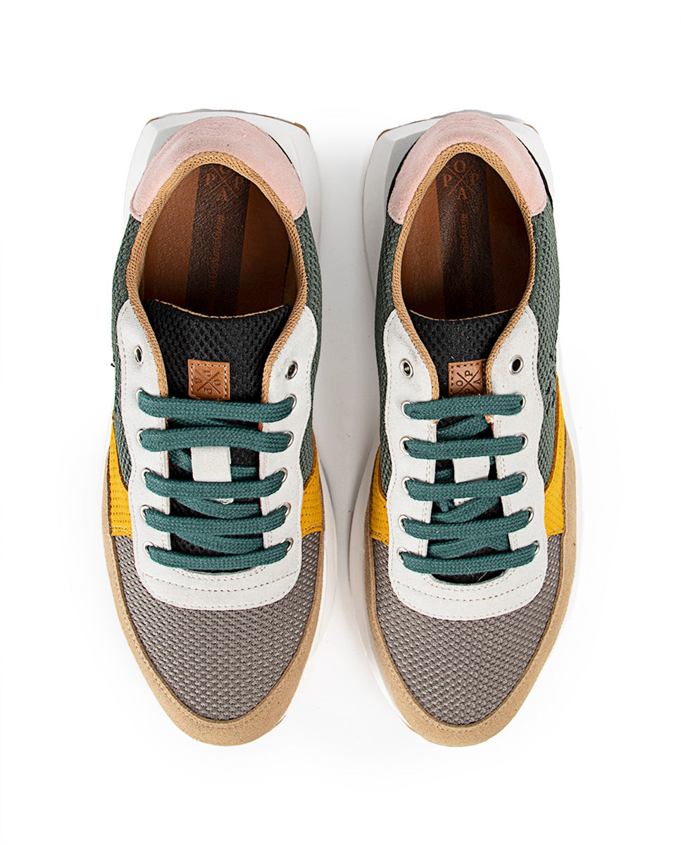 Zapatilla Ines Atletic Multi Suede