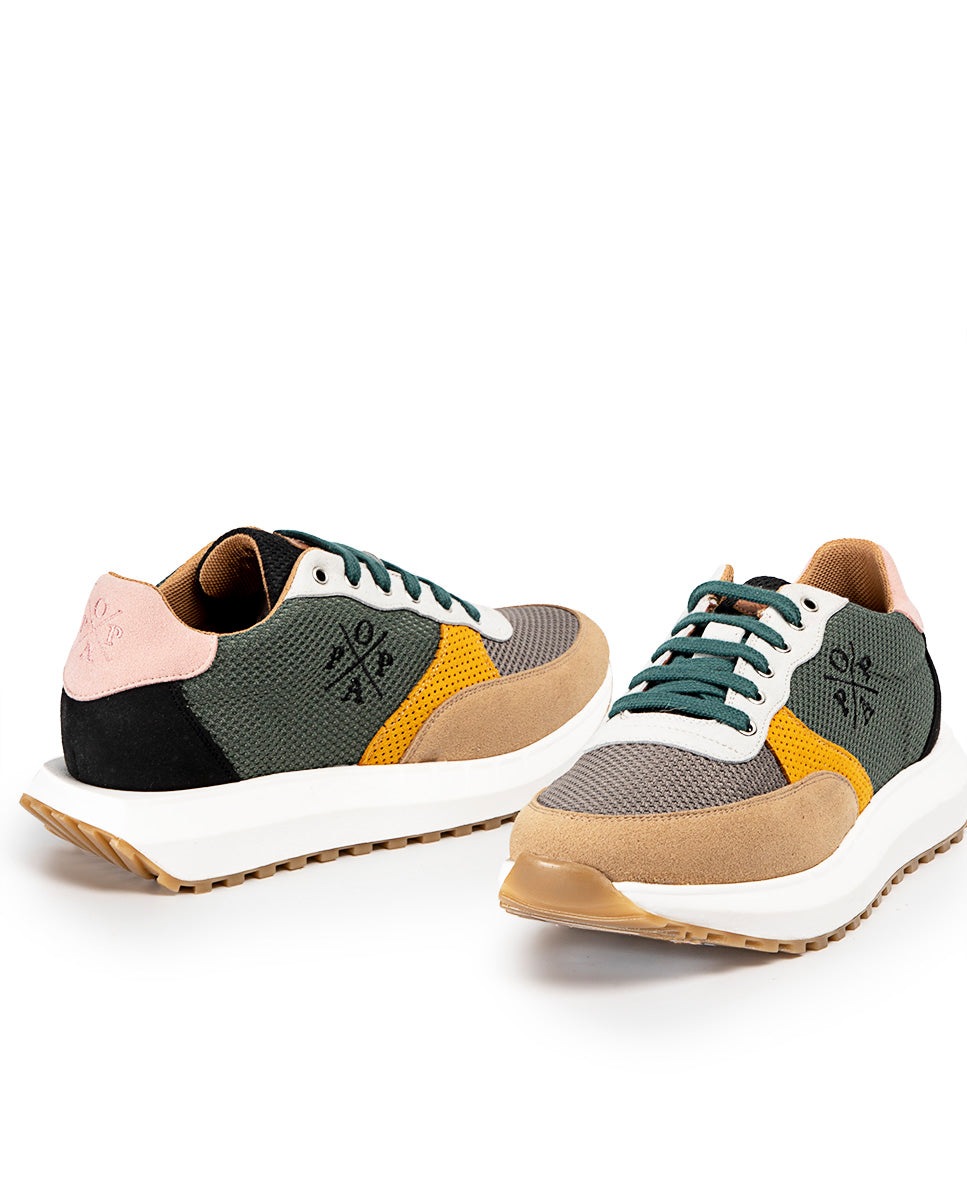 Zapatilla Ines Atletic Multi Suede
