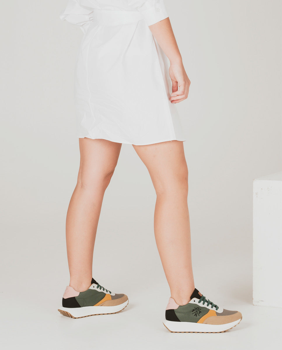 Zapatilla Ines Atletic Multi Suede