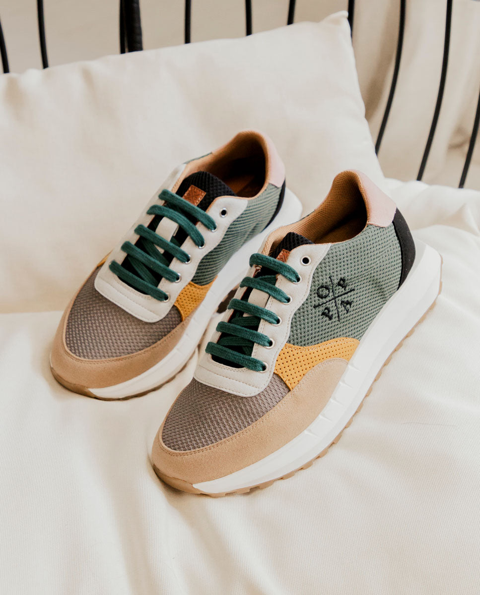 Zapatilla Ines Atletic Multi Suede