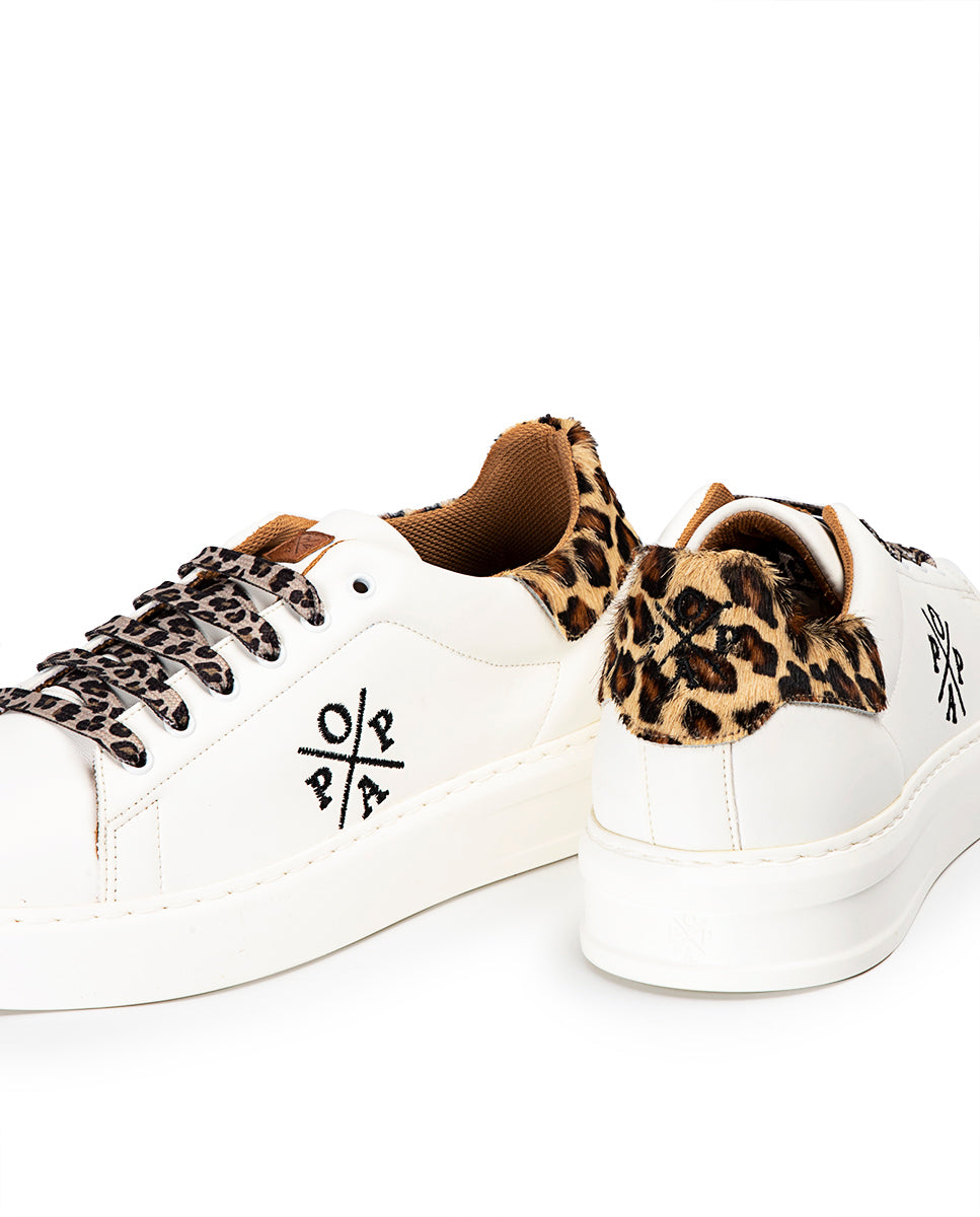 Zapatilla Vicort Animal Cuero