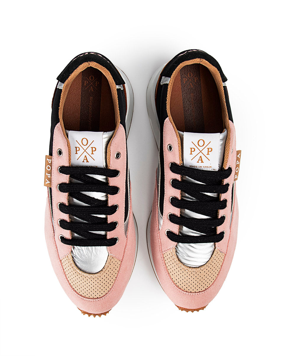 Zapatilla Sangay Laminado Rosa