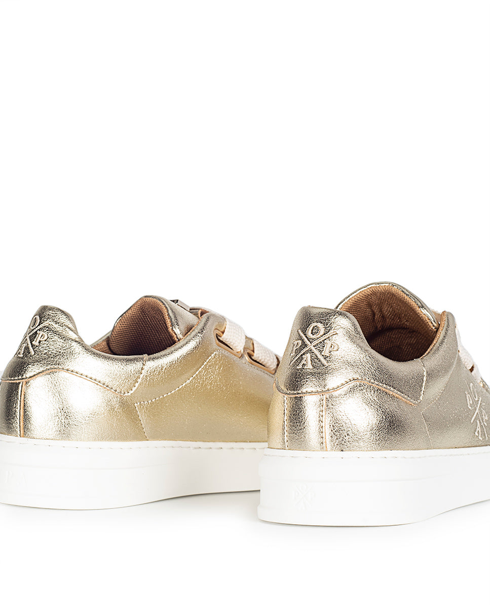 Zapatilla Teleno Laminado Platino