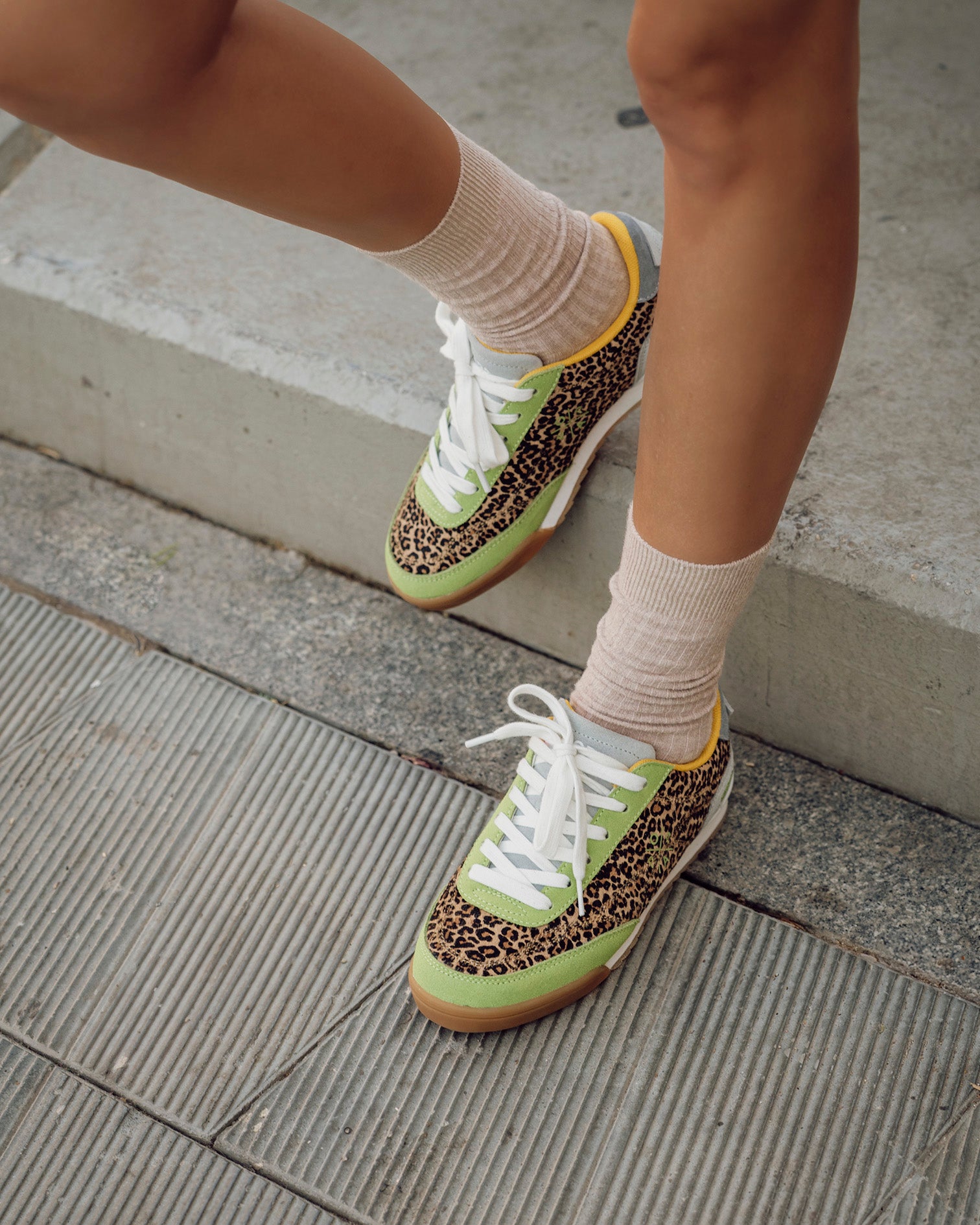 Zapatilla Muse Animal Verde