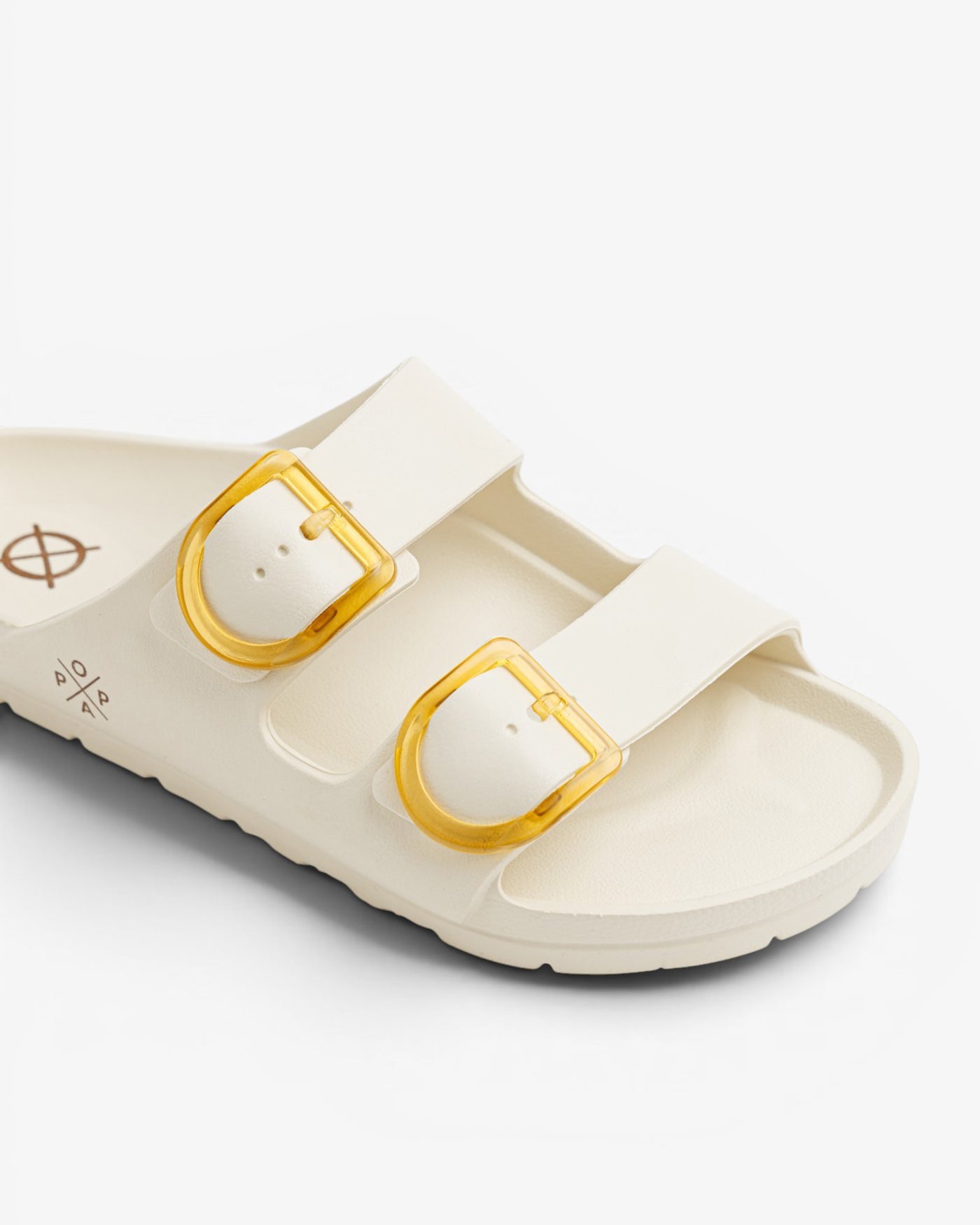 Sandalia plana Aqua Buye Beige