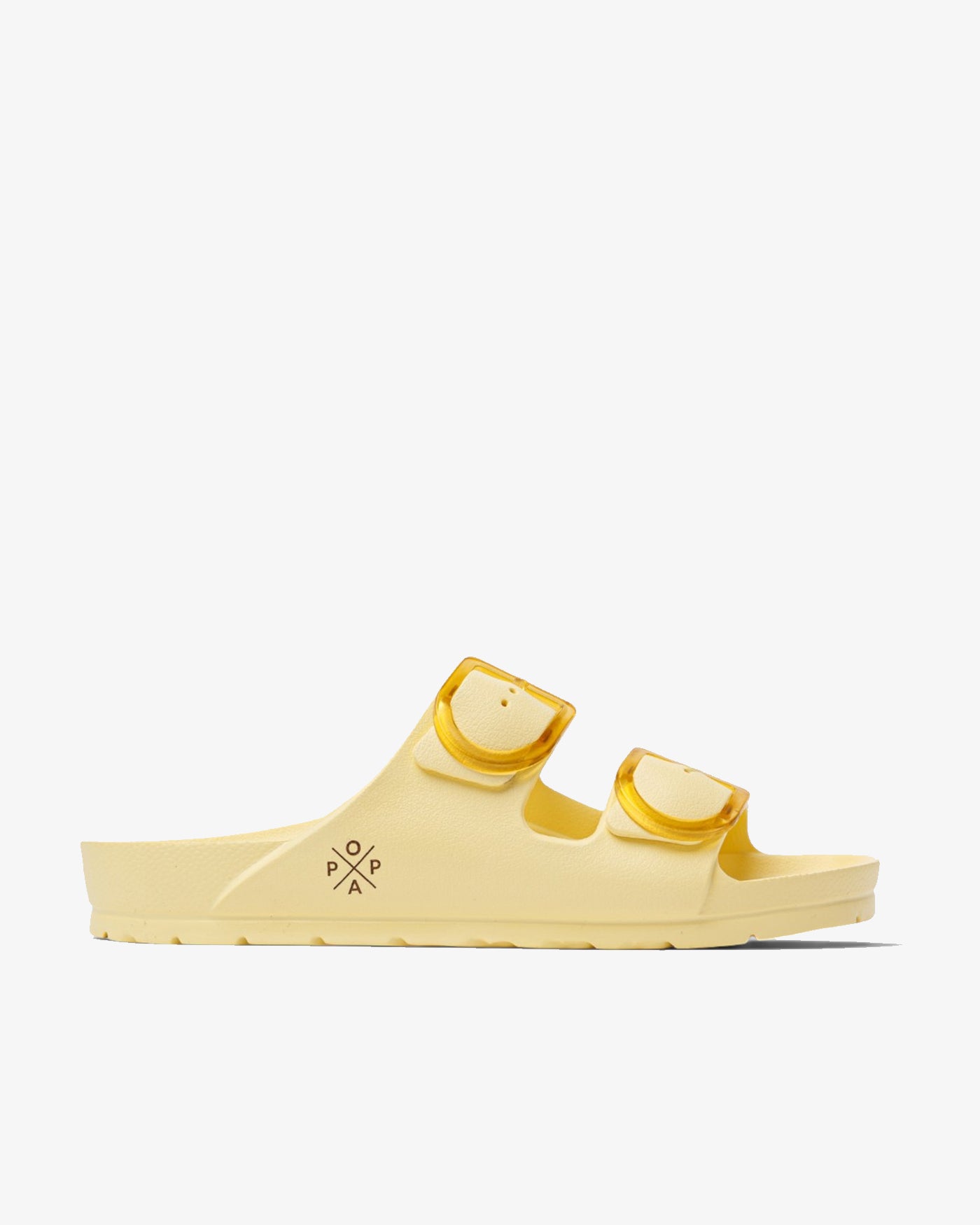 Sandalia Plana Aqua Buye Beige Cuero