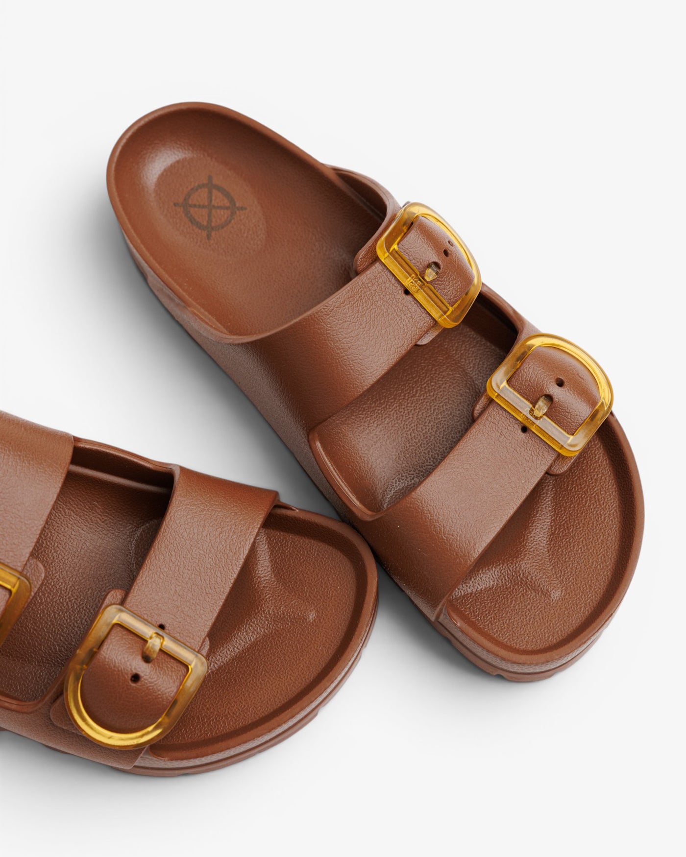 Sandalia Plana Aqua Buye Marron Beige
