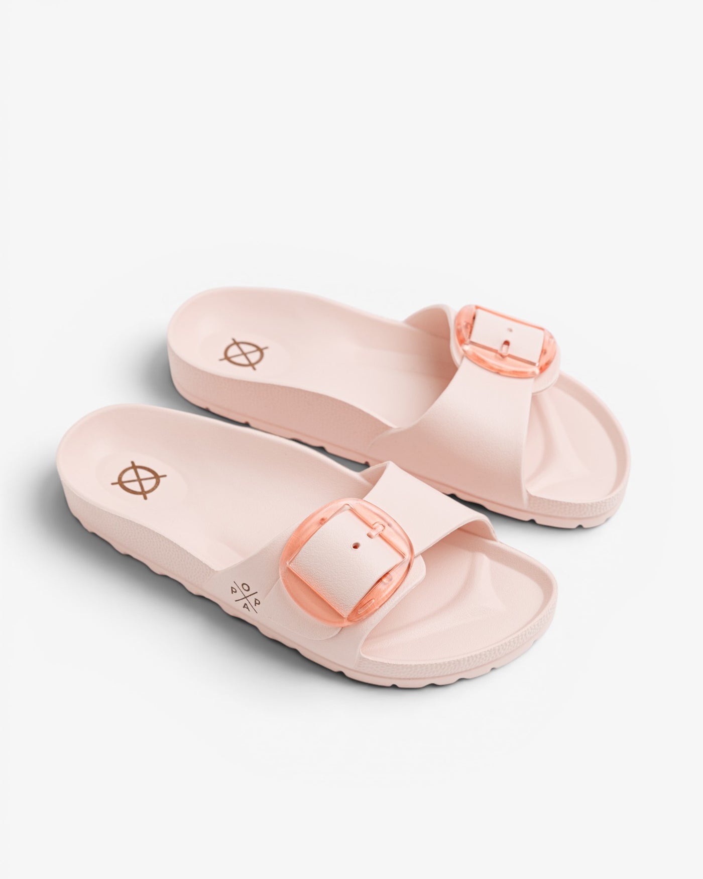 Sandalia Plana Aqua Babaro Rosa Salmon