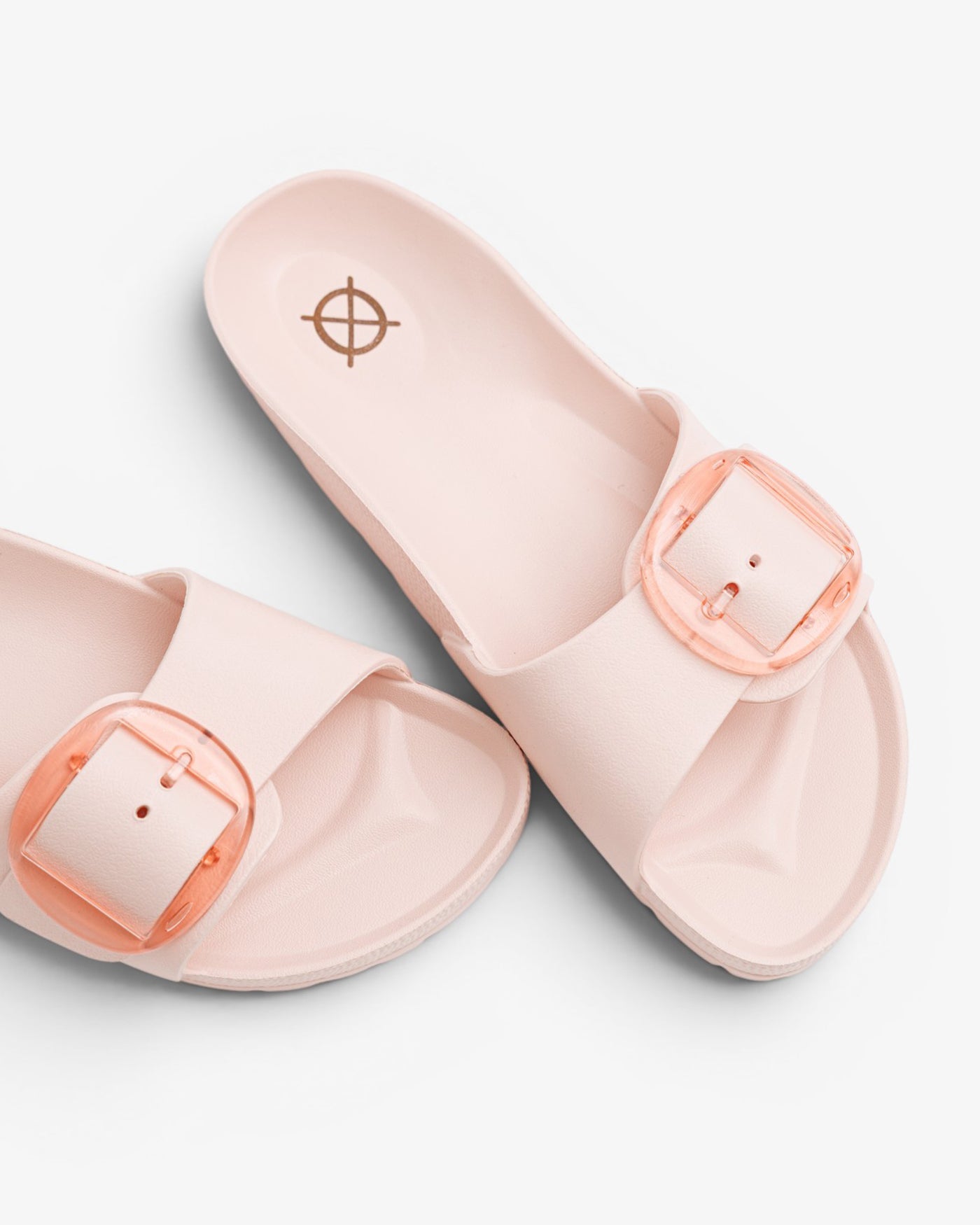 Sandalia Plana Aqua Babaro Rosa Salmon