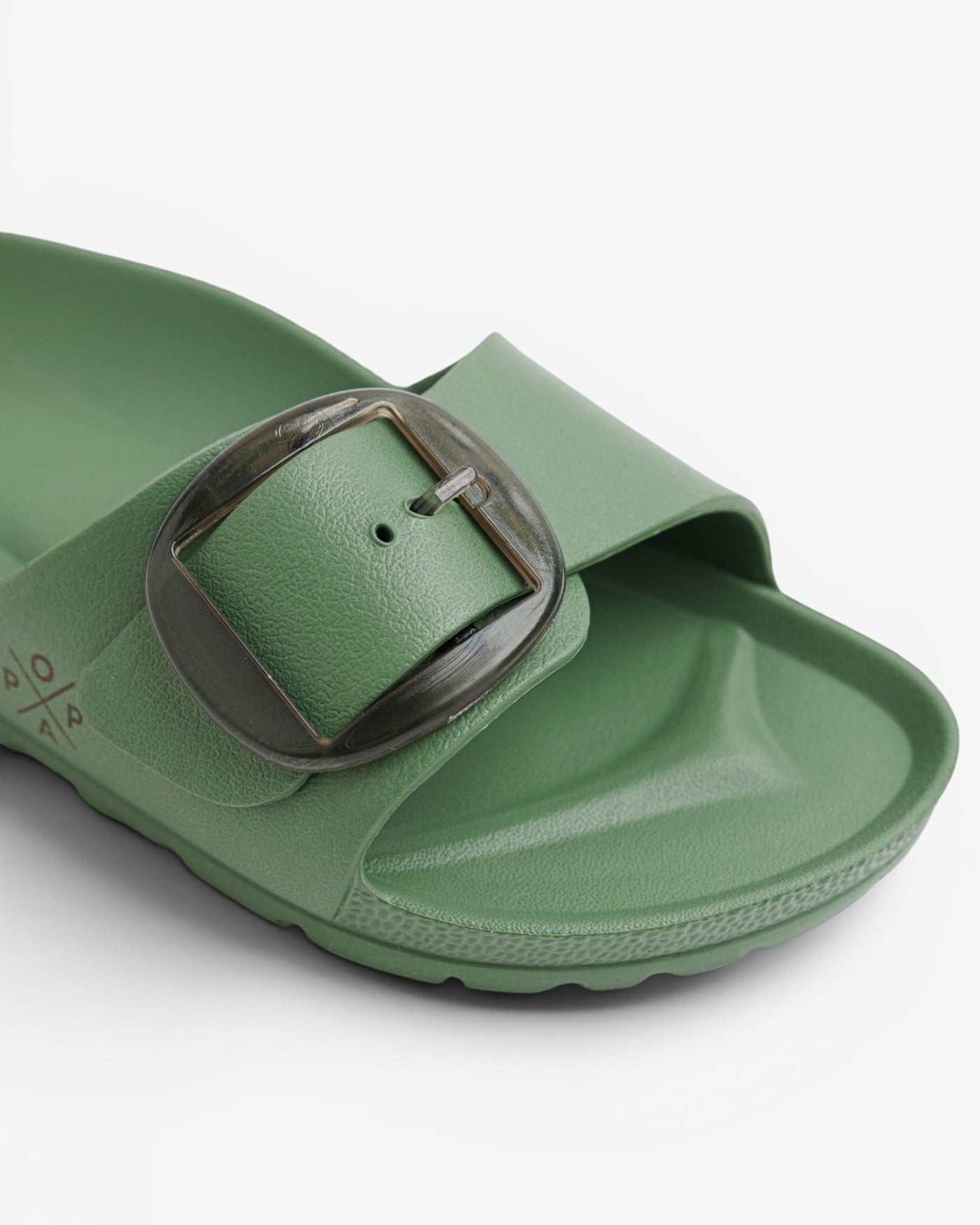 Sandalia Plana Aqua Babaro Kaki Beige