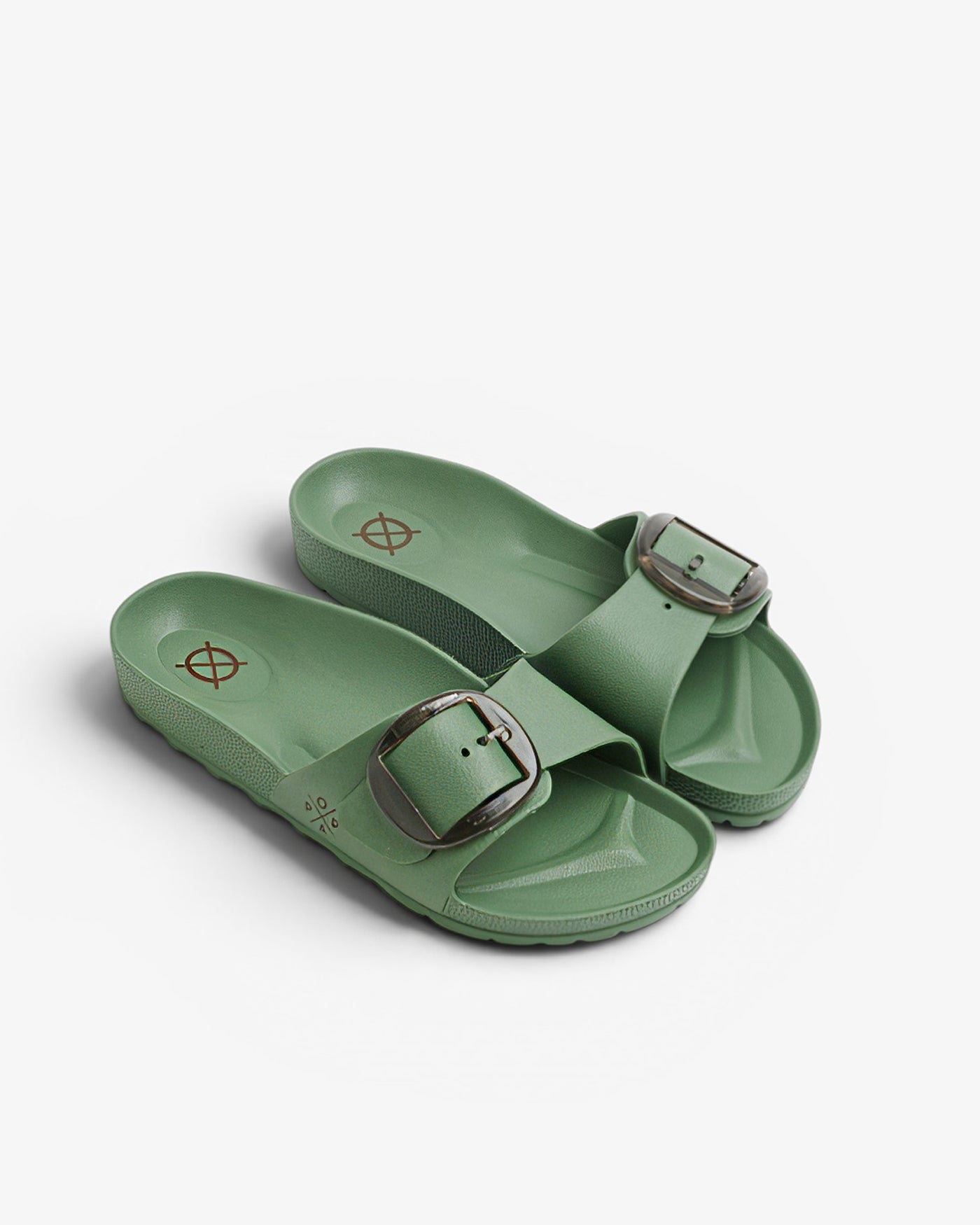 Sandalia Plana Aqua Babaro Kaki Beige