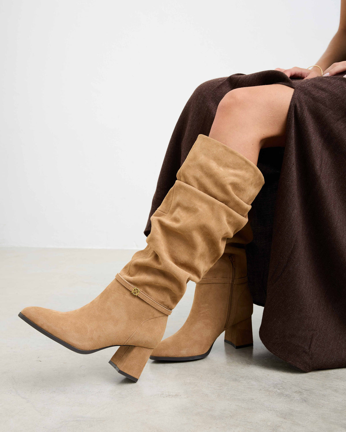 Bota Beige de Mujer Kanazawai