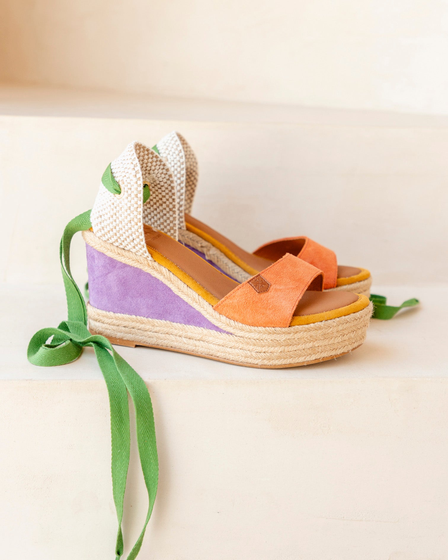 Cuña Alta Algarve Multicolor