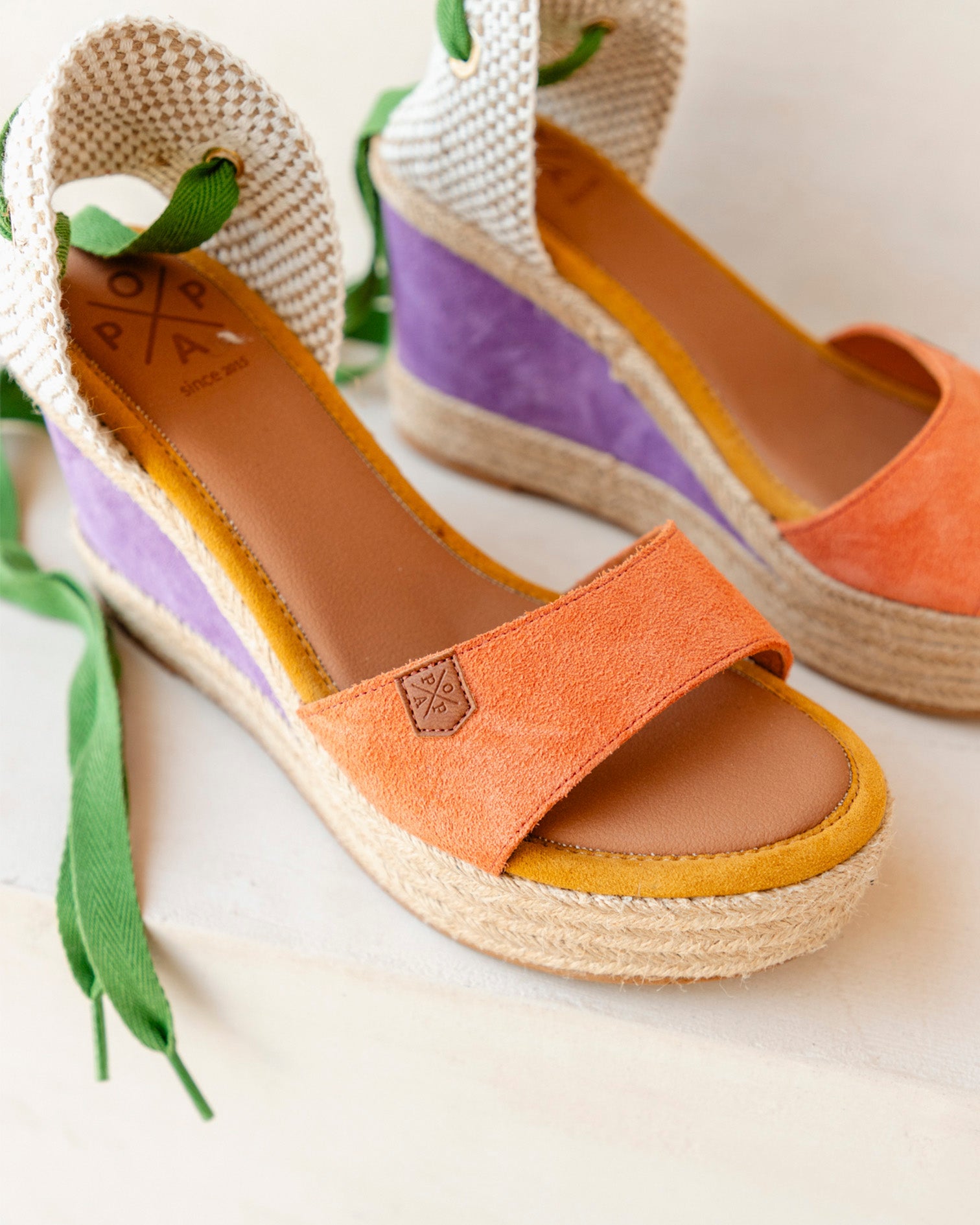 Cuña Alta Algarve Multicolor