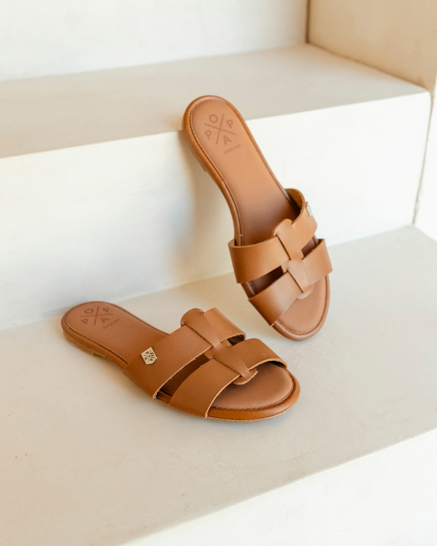 Hobie Brown Flat Sandal