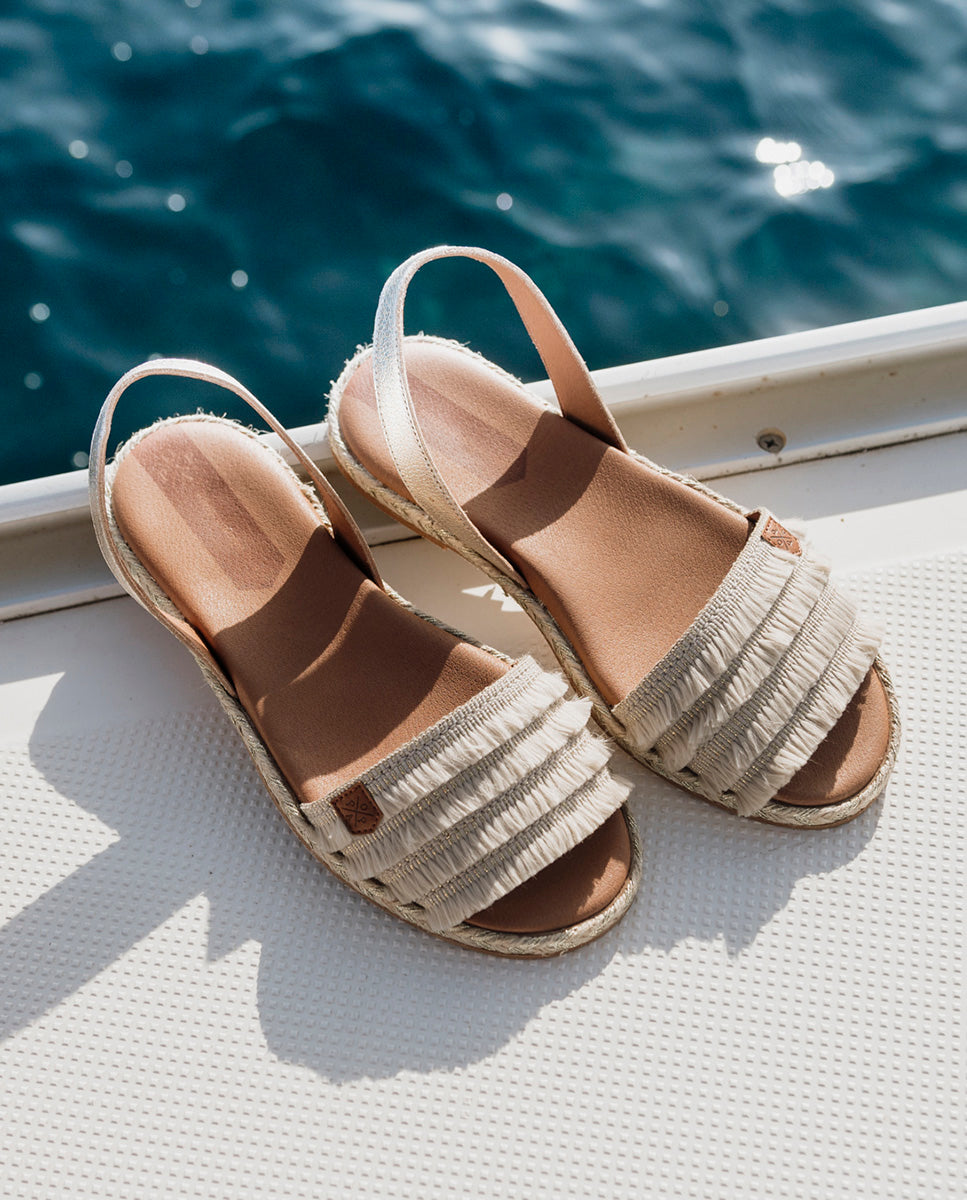 Sandalias Menorquinas Popa Menorquinas Blancas Hombre Abarcas
