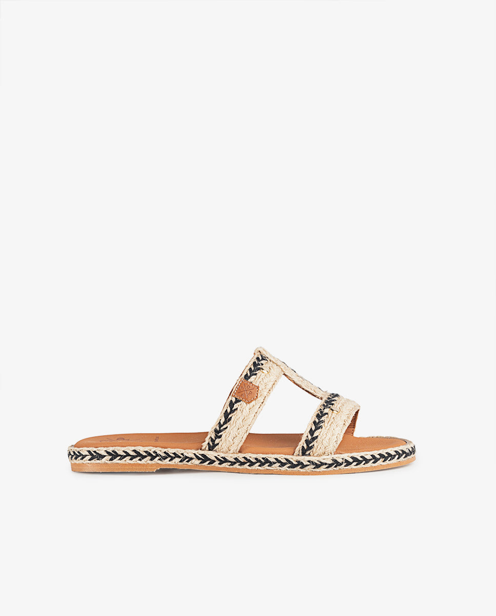 Tabarca Th Salem Flat Sandal Black