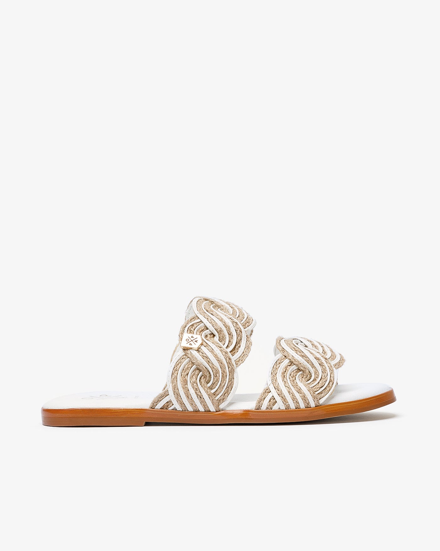 Sandalia Clicos Yute Blanco 35