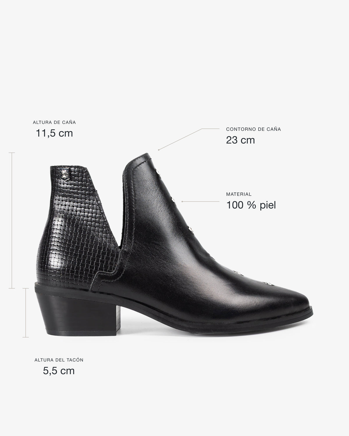 Botín de Piel Negra Nexo