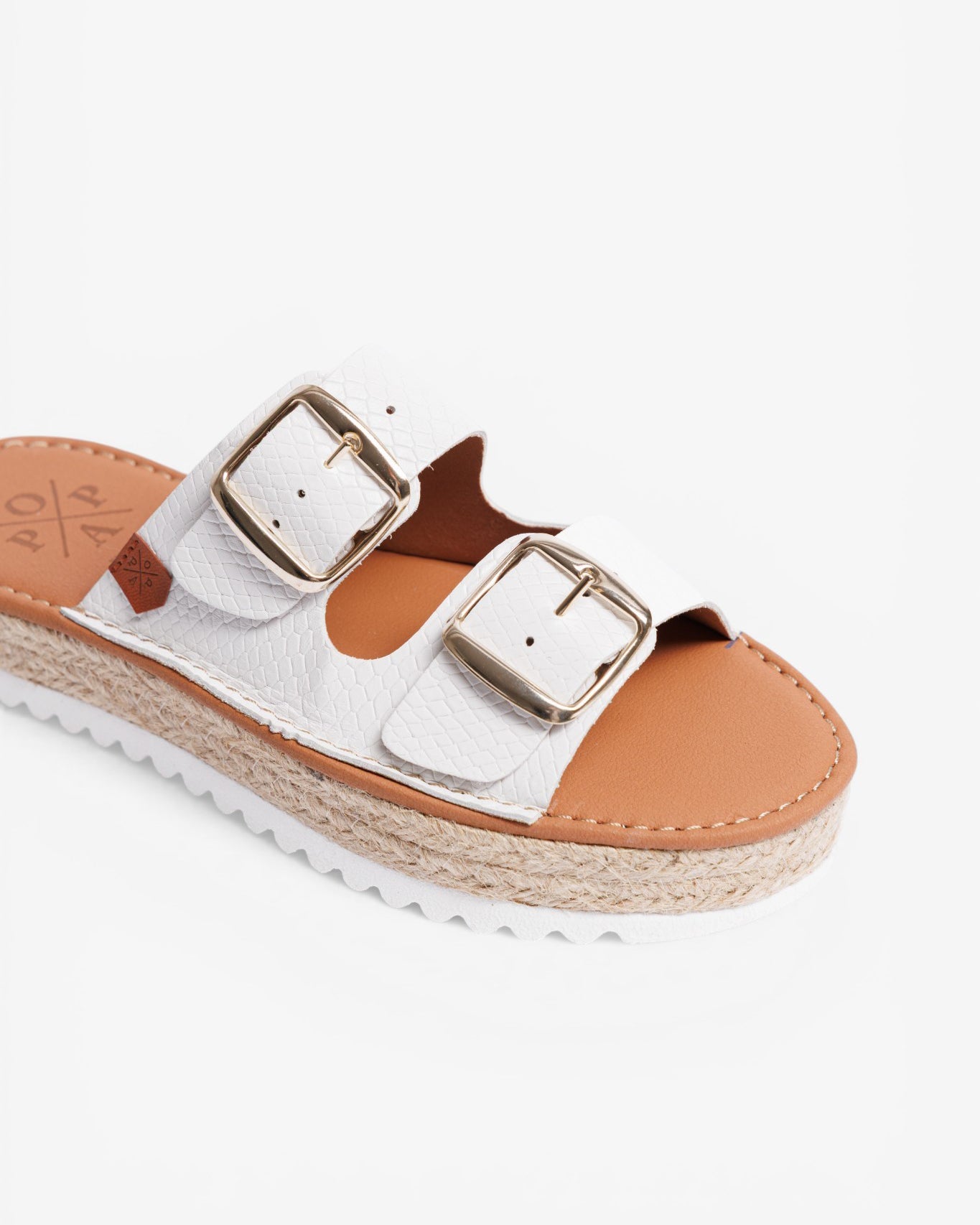 Menorquina Plataforma Morell Snake Blanco