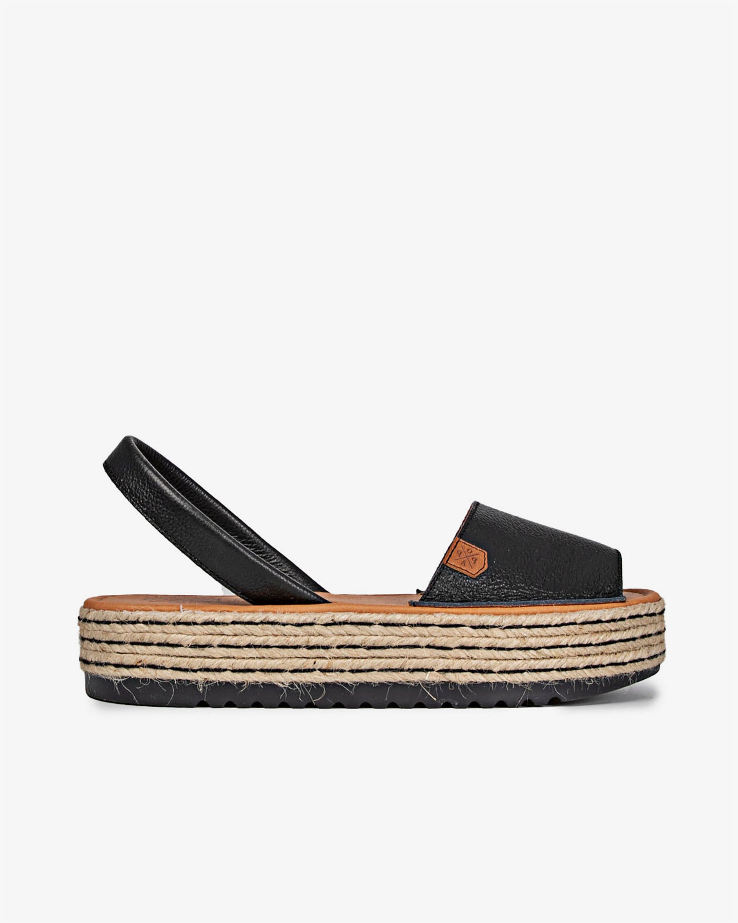 Menorquina Plataforma Carrie Sauvage Negro