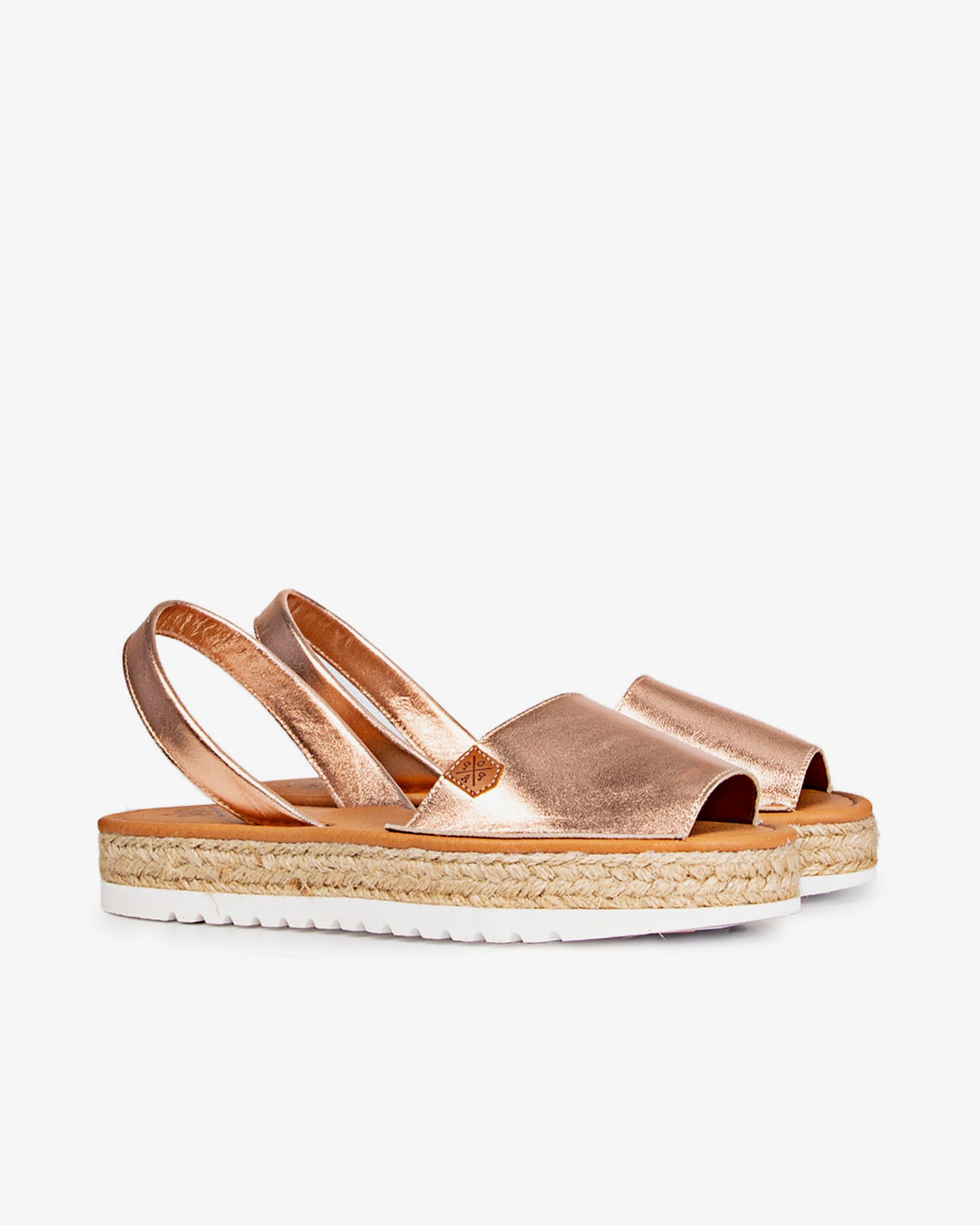 Menorquina Plataforma Celine Laminado Pink