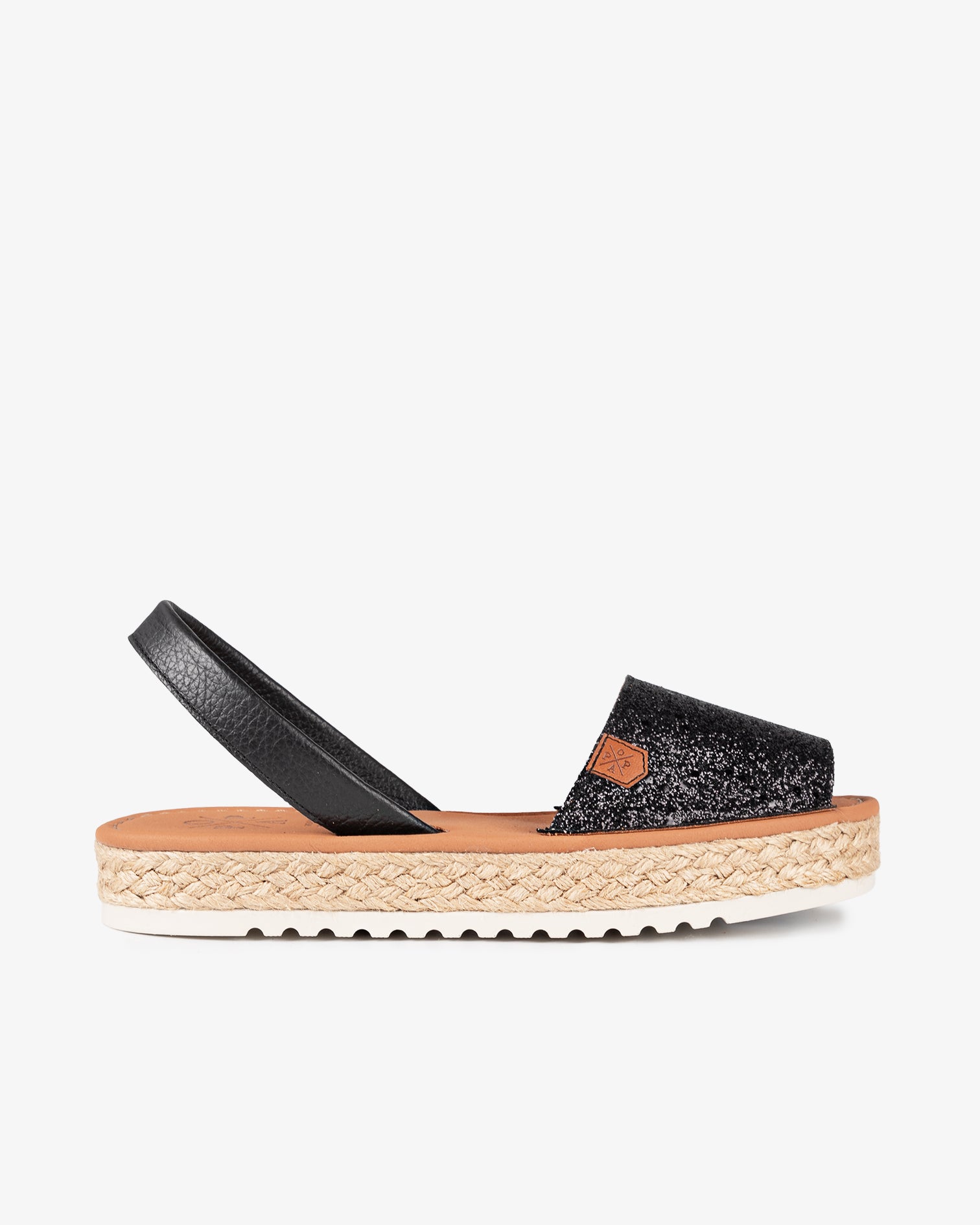 5P Rondina Glitter Negro 35