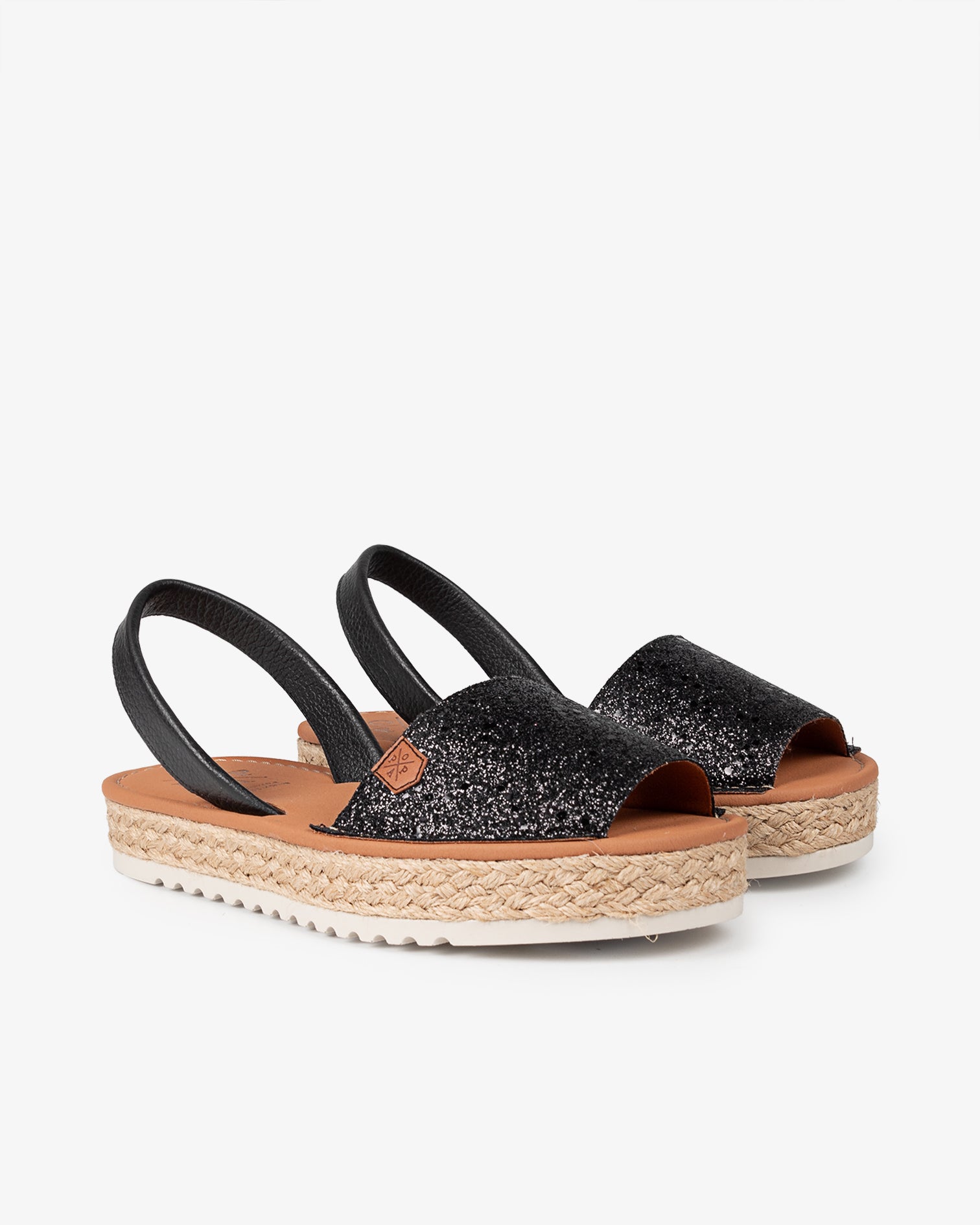 5P Rondina Glitter Negro 35