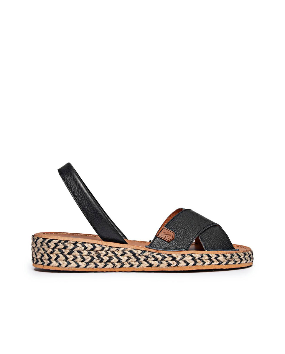 Menorquina Plataforma Parks Sauvage Negro