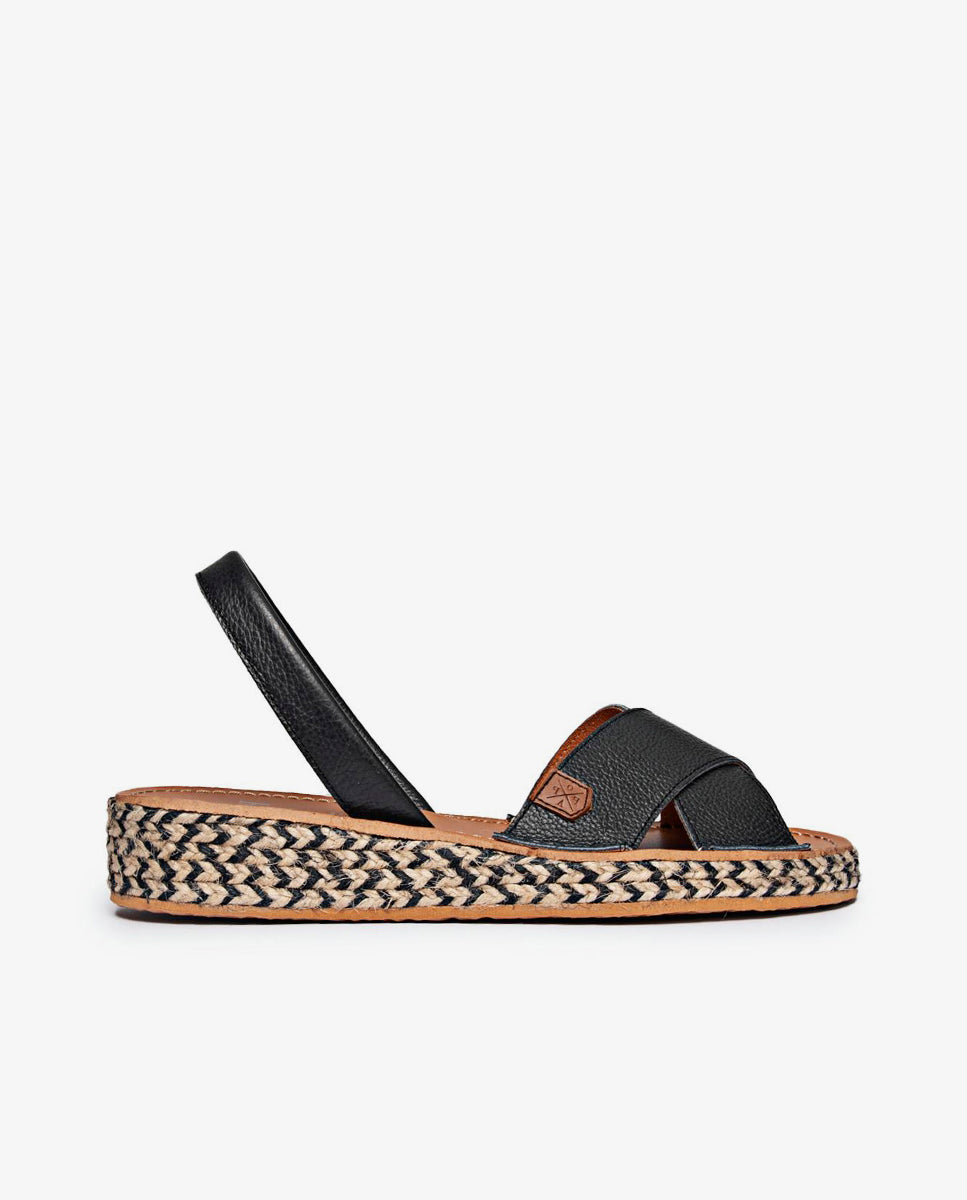 Menorquina Plataforma Parks Sauvage Negro