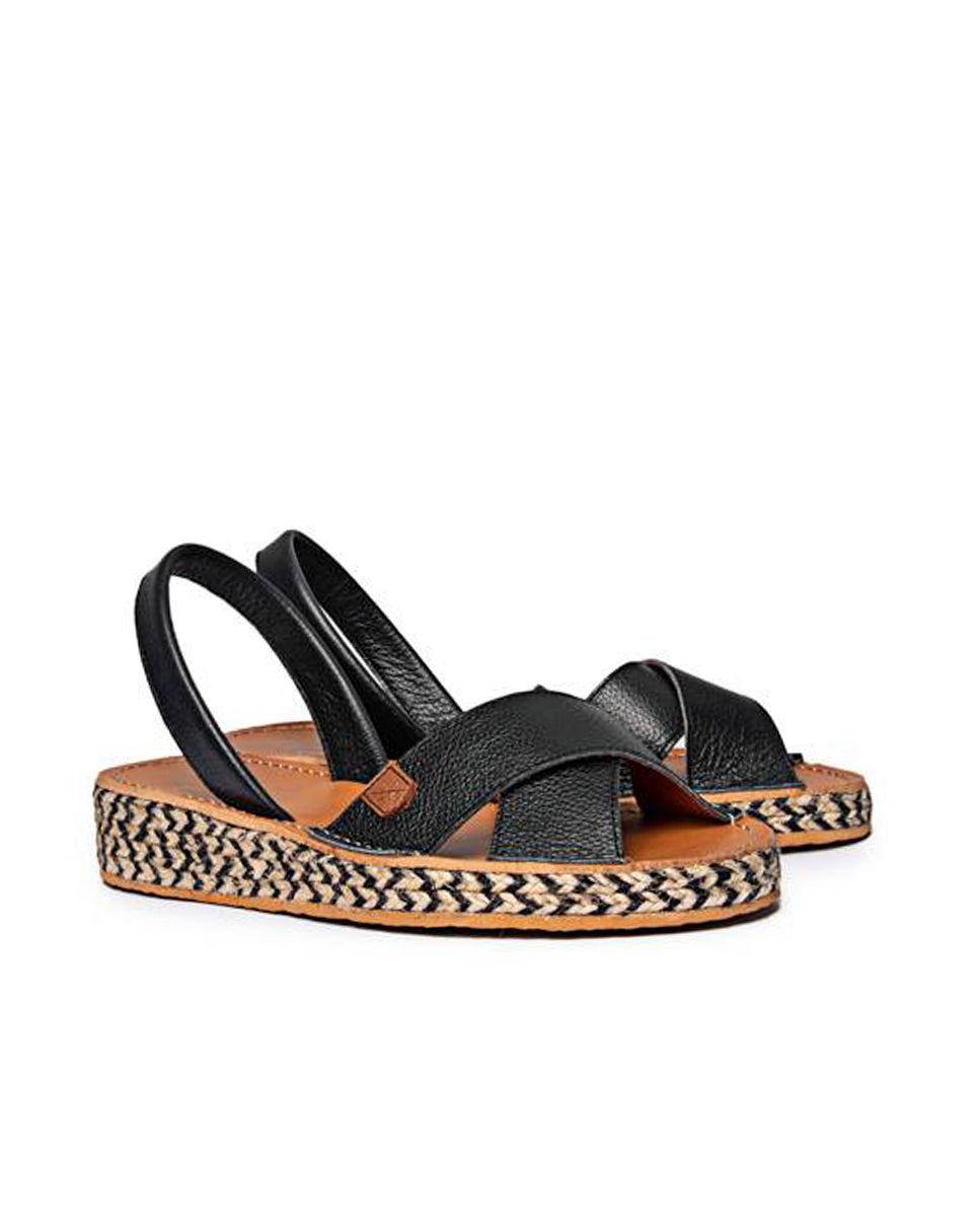 Menorquina Plataforma Parks Sauvage Negro