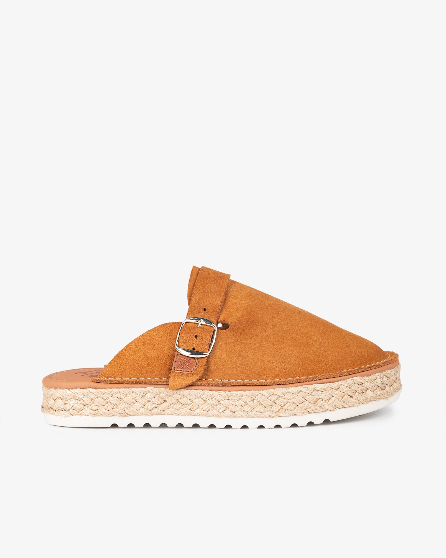 Mule Plataforma Corsa Serraje Cuero 35
