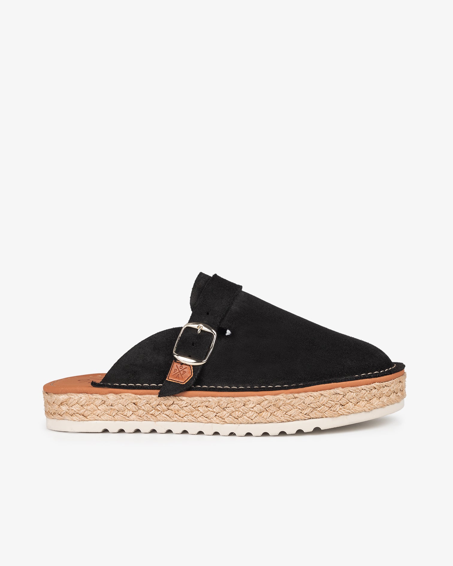 Mule Plataforma Corsa Seraje Negro 35
