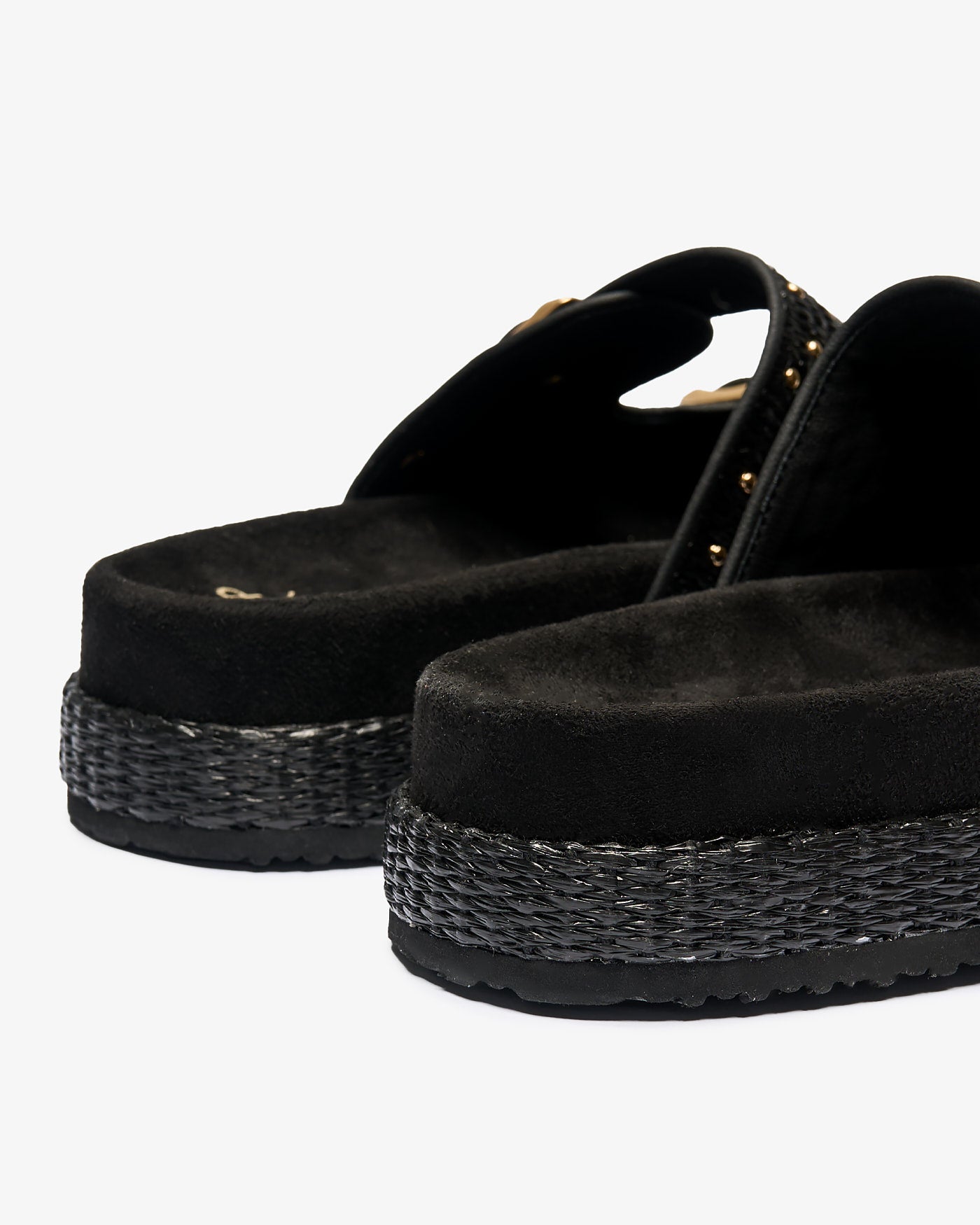 Sandale Xago Raphia Noir