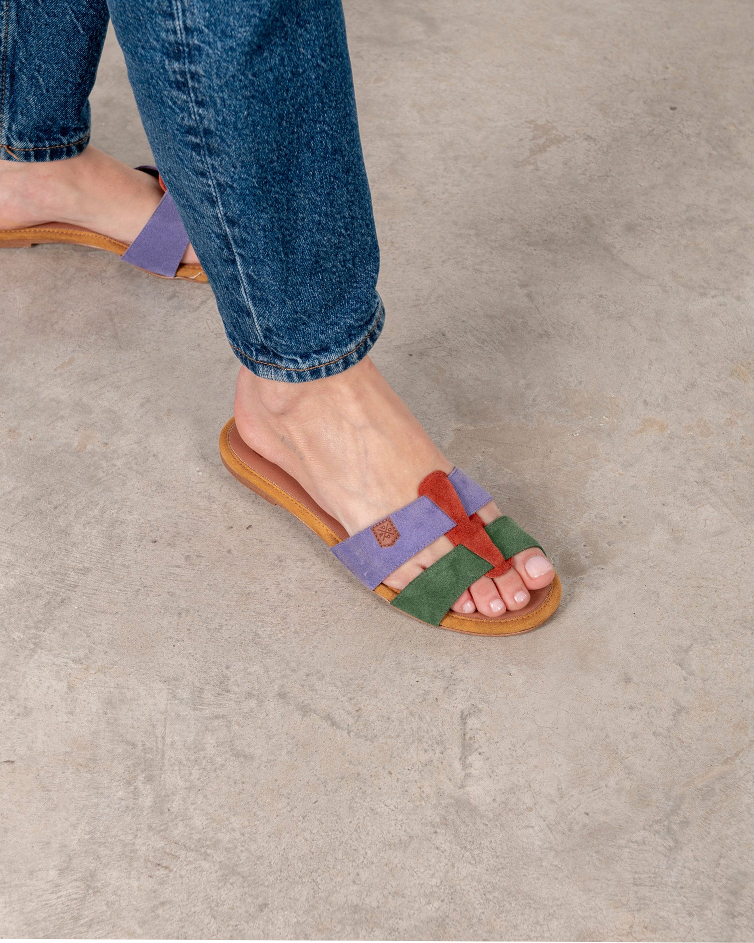 Sandalia Plana Hobie Multicolor