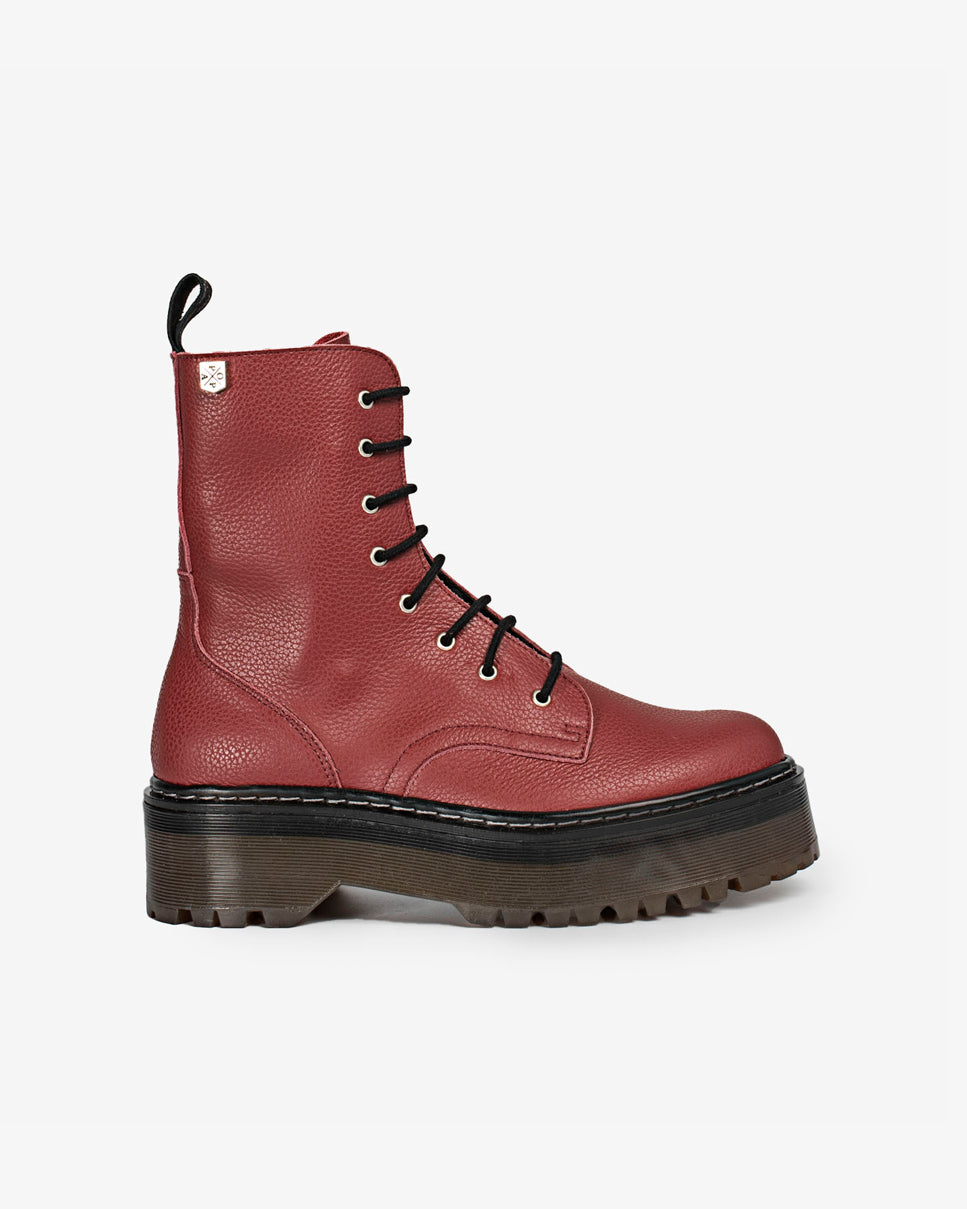 Bota Martina couro Bordeaux