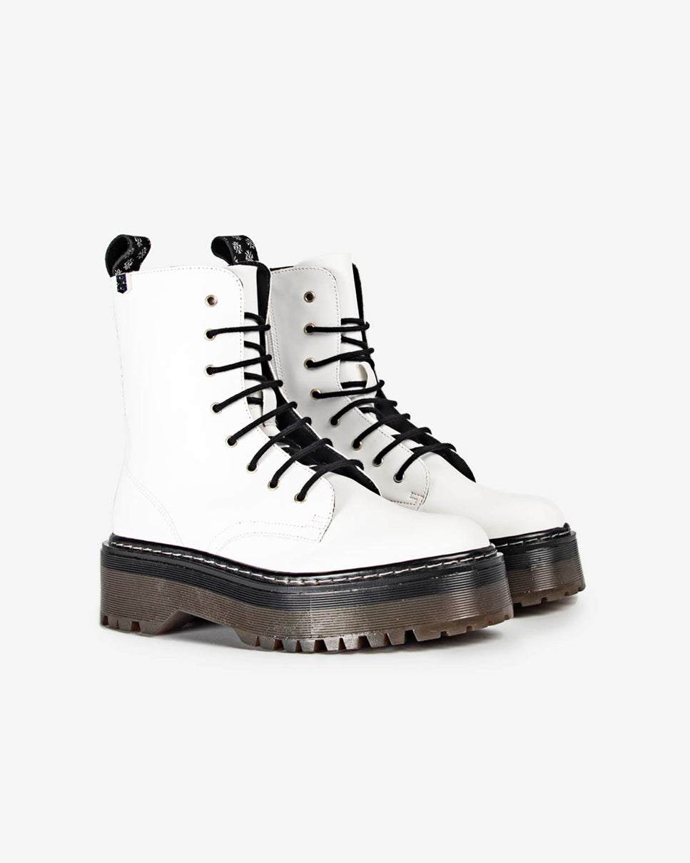 Bota Martina Antik Branca